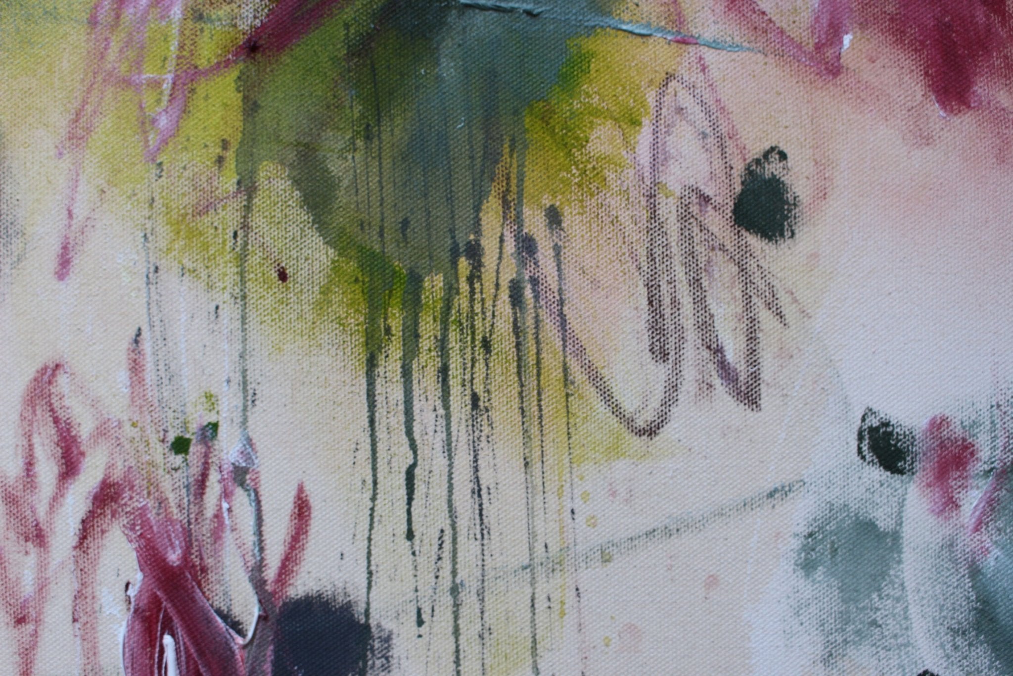 I Want All the Roses - Daniela Schweinsberg - Abstract Painting - Ideelart