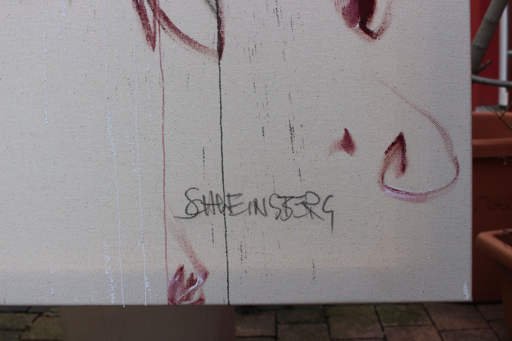 I Want All the Roses - Daniela Schweinsberg - Abstract Painting - Ideelart