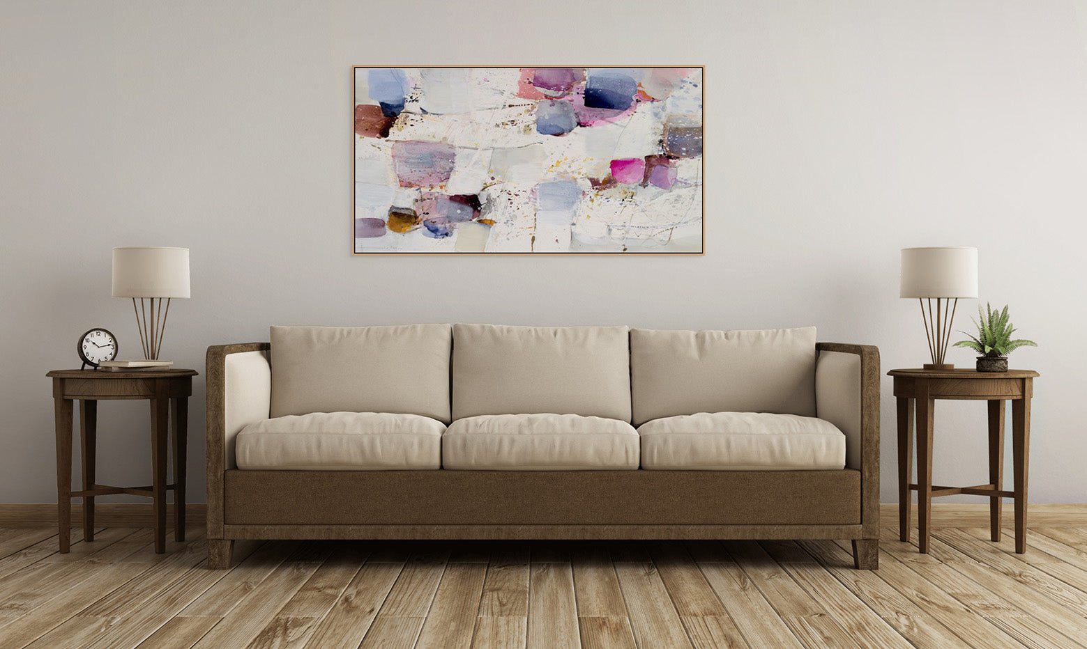 Sommerlicht (Summer Light) - Greet Helsen - Abstract Painting - Ideelart