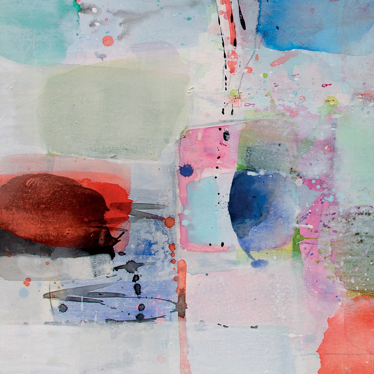 Dynamisch (Dynamic) - Greet Helsen - Abstract Painting - Ideelart