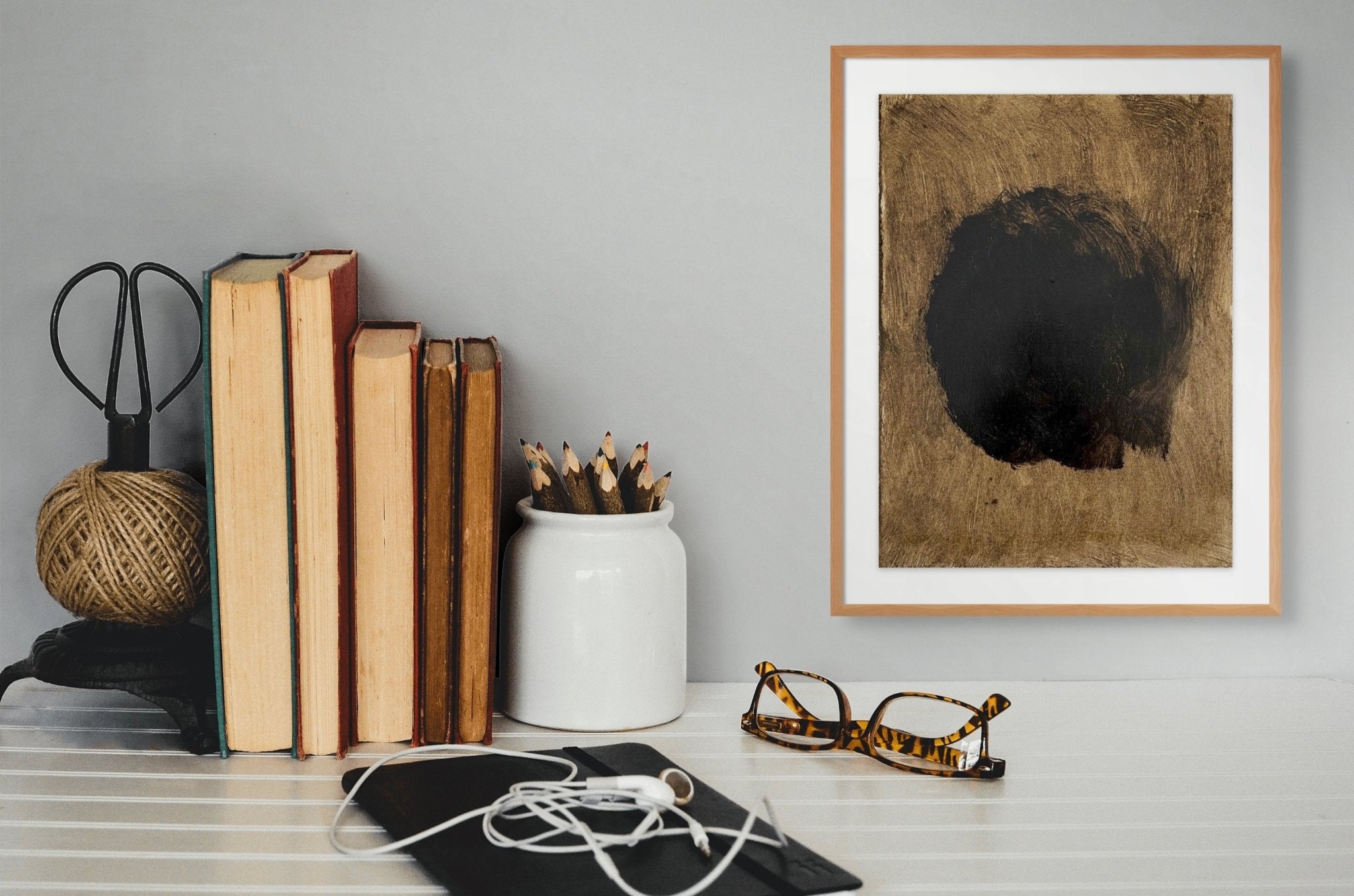 The answer to all your questions 3 - Paul Landauer - Abstract Painting - Ideelart