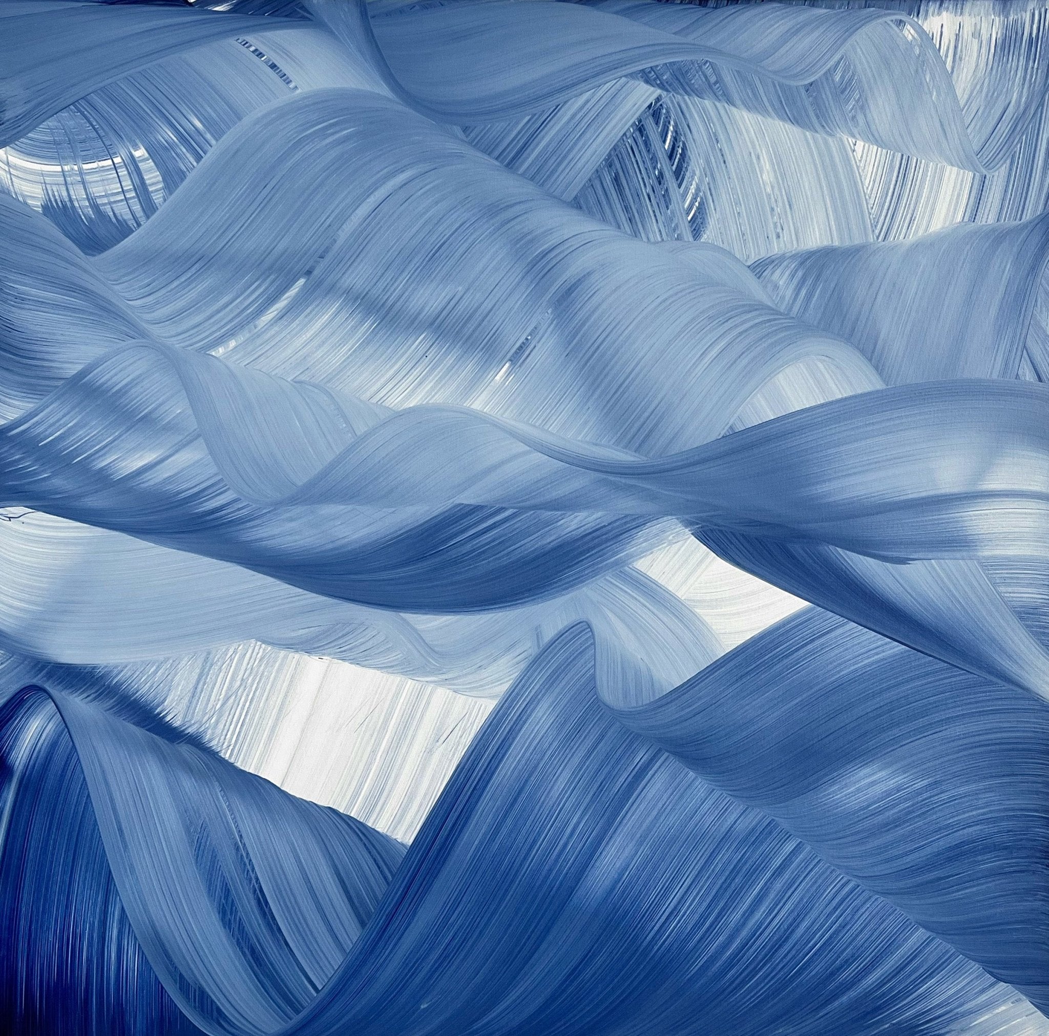 Somewhere in the Aegean Sea - Nikolaos Schizas - Abstract Painting - Ideelart