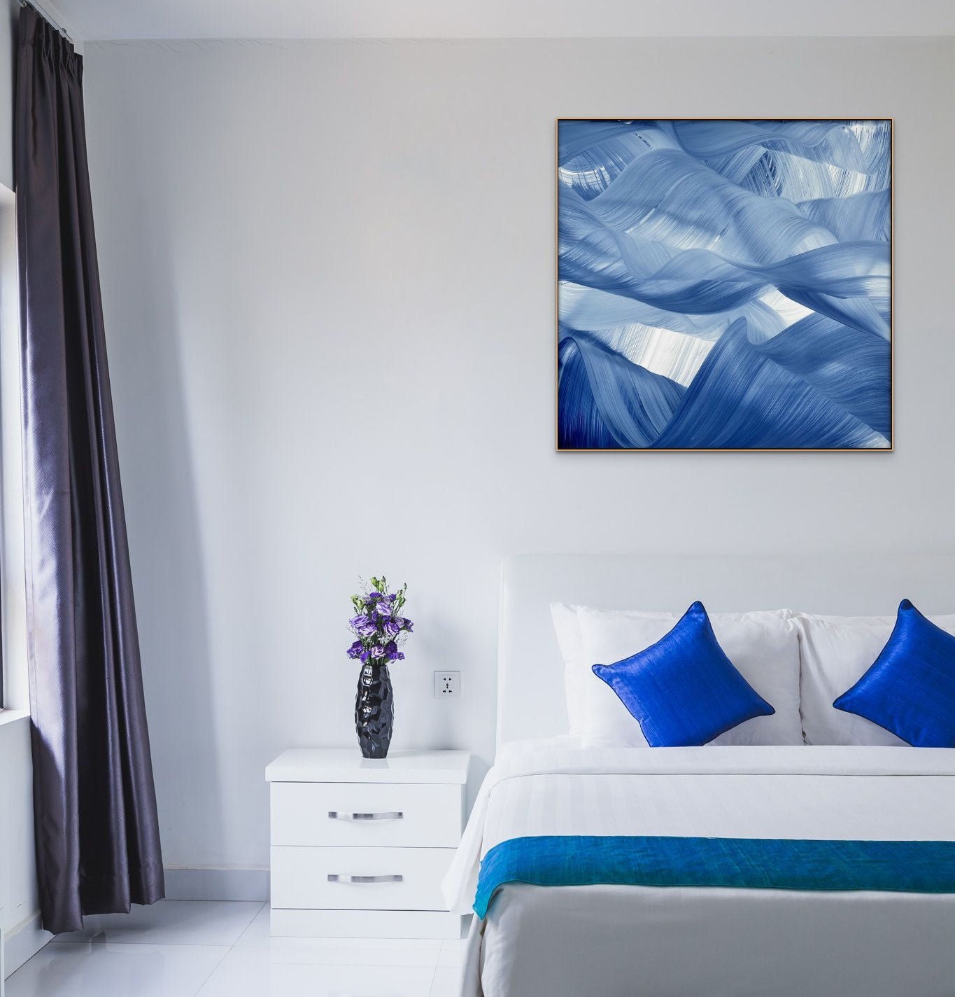 Somewhere in the Aegean Sea - Nikolaos Schizas - Abstract Painting - Ideelart