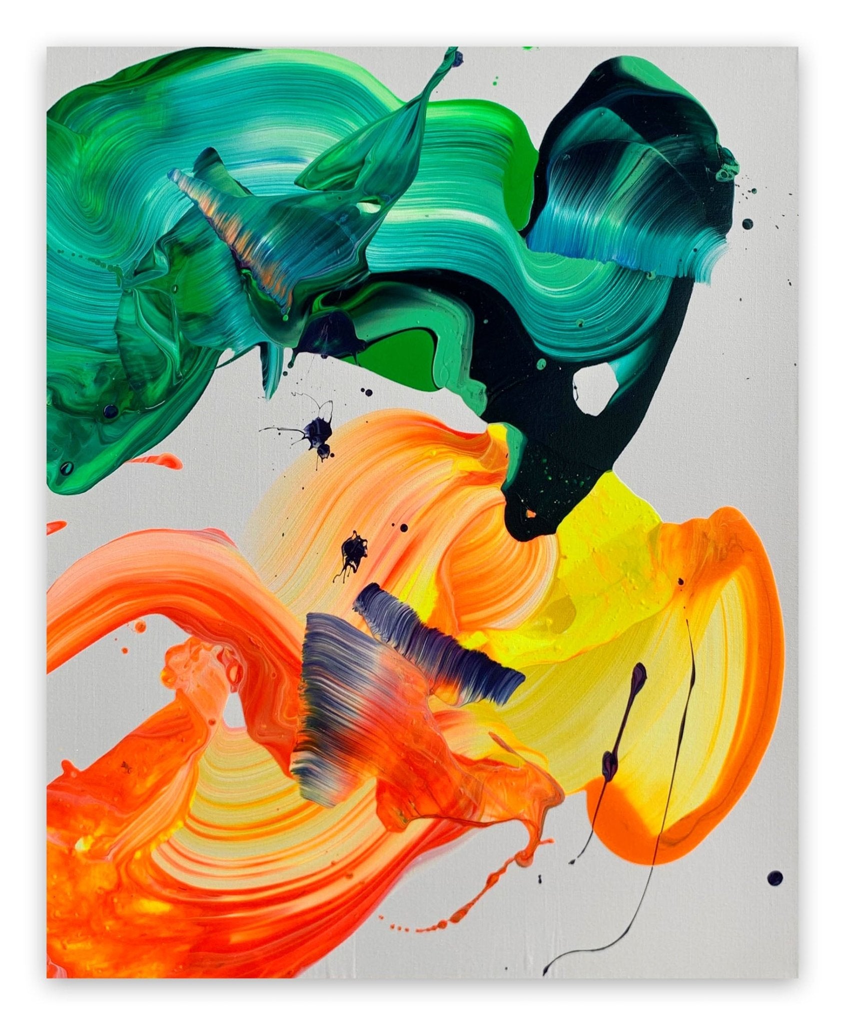 To the eternity - Nikolaos Schizas - Abstract Painting - Ideelart