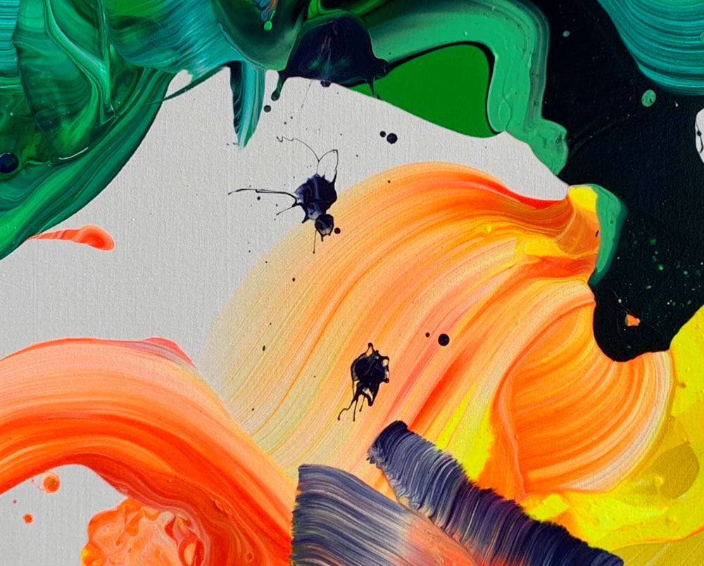 To the eternity - Nikolaos Schizas - Abstract Painting - Ideelart