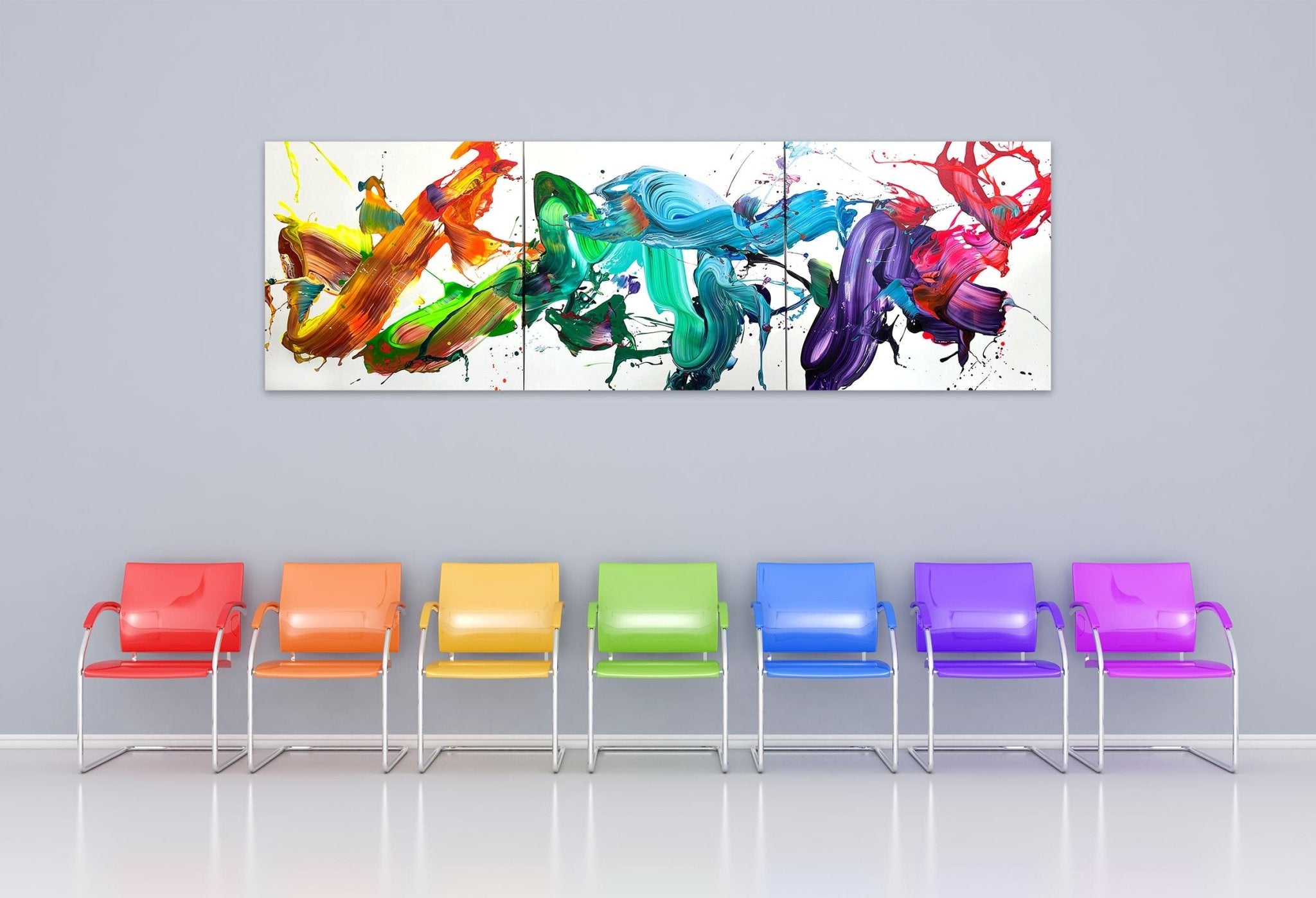 Microcosmos II - Nikolaos Schizas - Abstract Painting - Ideelart