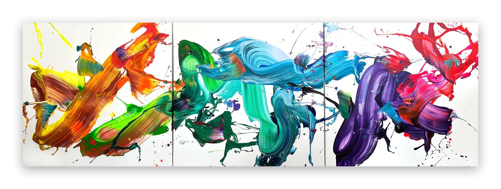 Microcosmos II - Nikolaos Schizas - Abstract Painting - Ideelart