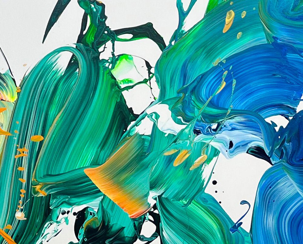 Universo colorido - Nikolaos Schizas - Abstract Painting - Ideelart