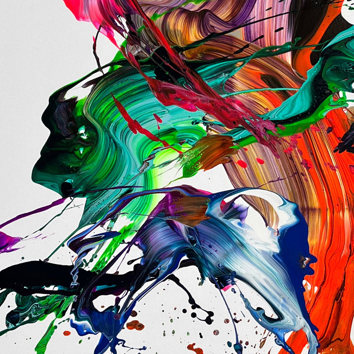 Impulsive - Nikolaos Schizas - Abstract Painting - Ideelart