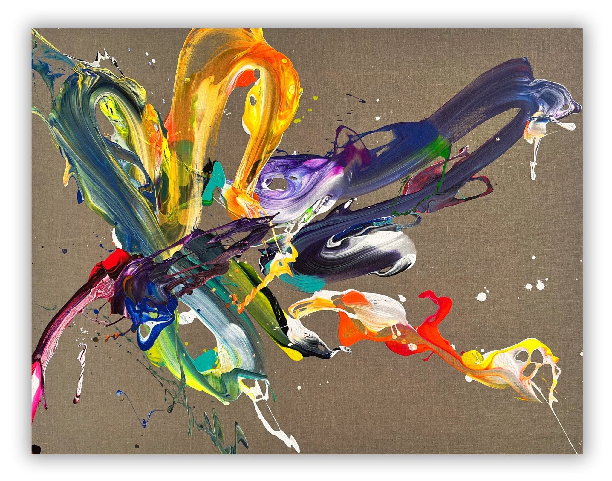 La Libelula - Nikolaos Schizas - Abstract Painting - Ideelart