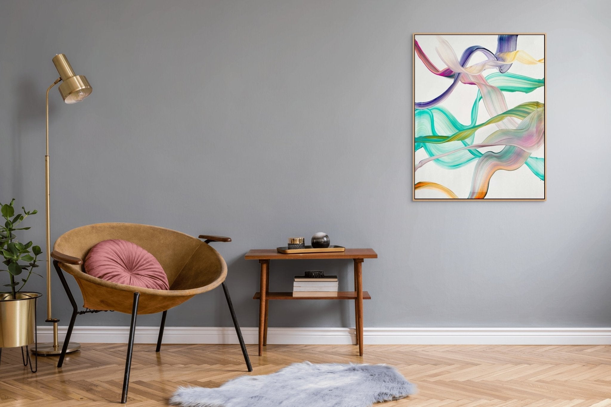 Once Upon a Time - Nikolaos Schizas - Abstract Painting - Ideelart