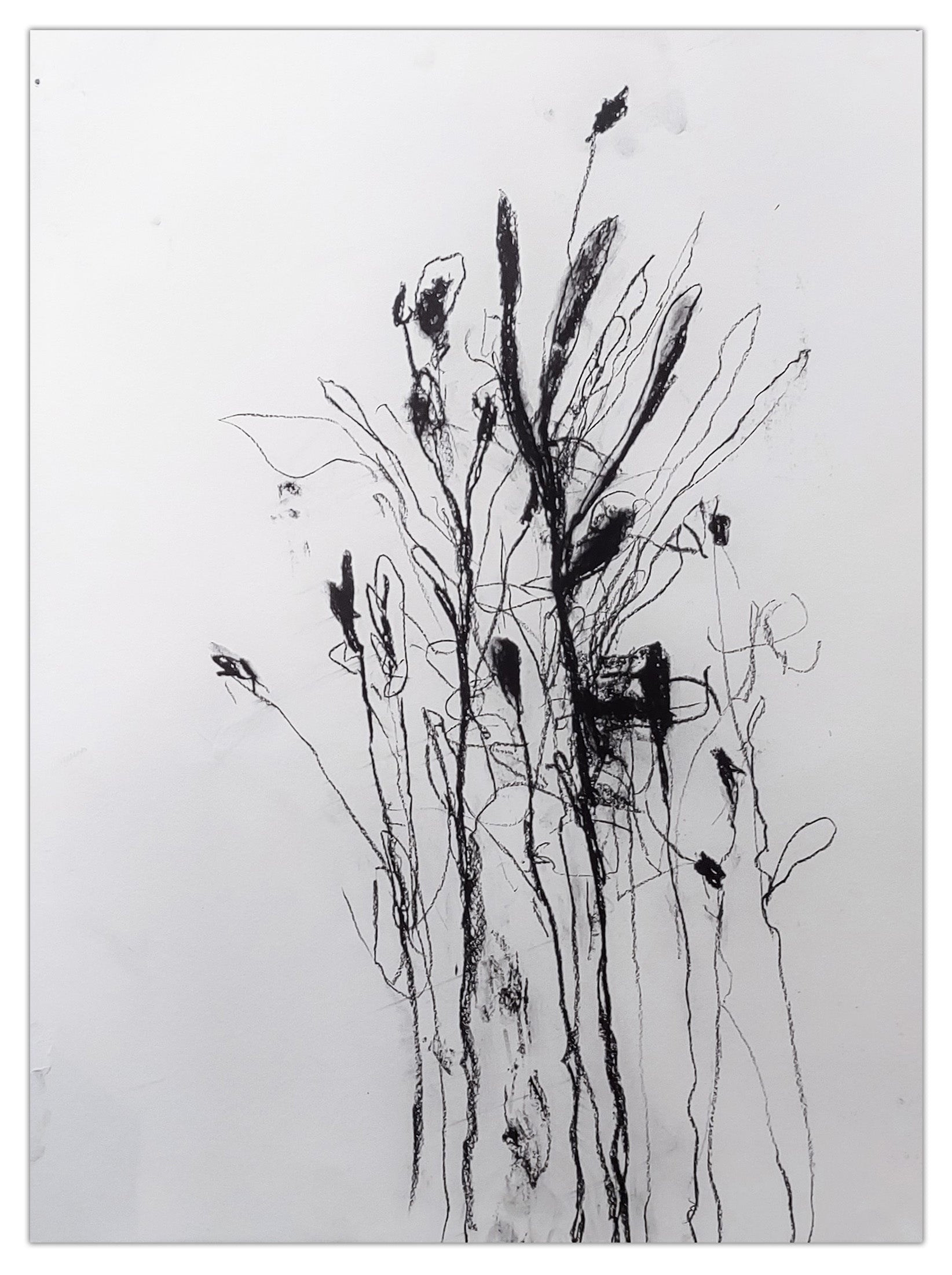 In the weeds ink bloom #3