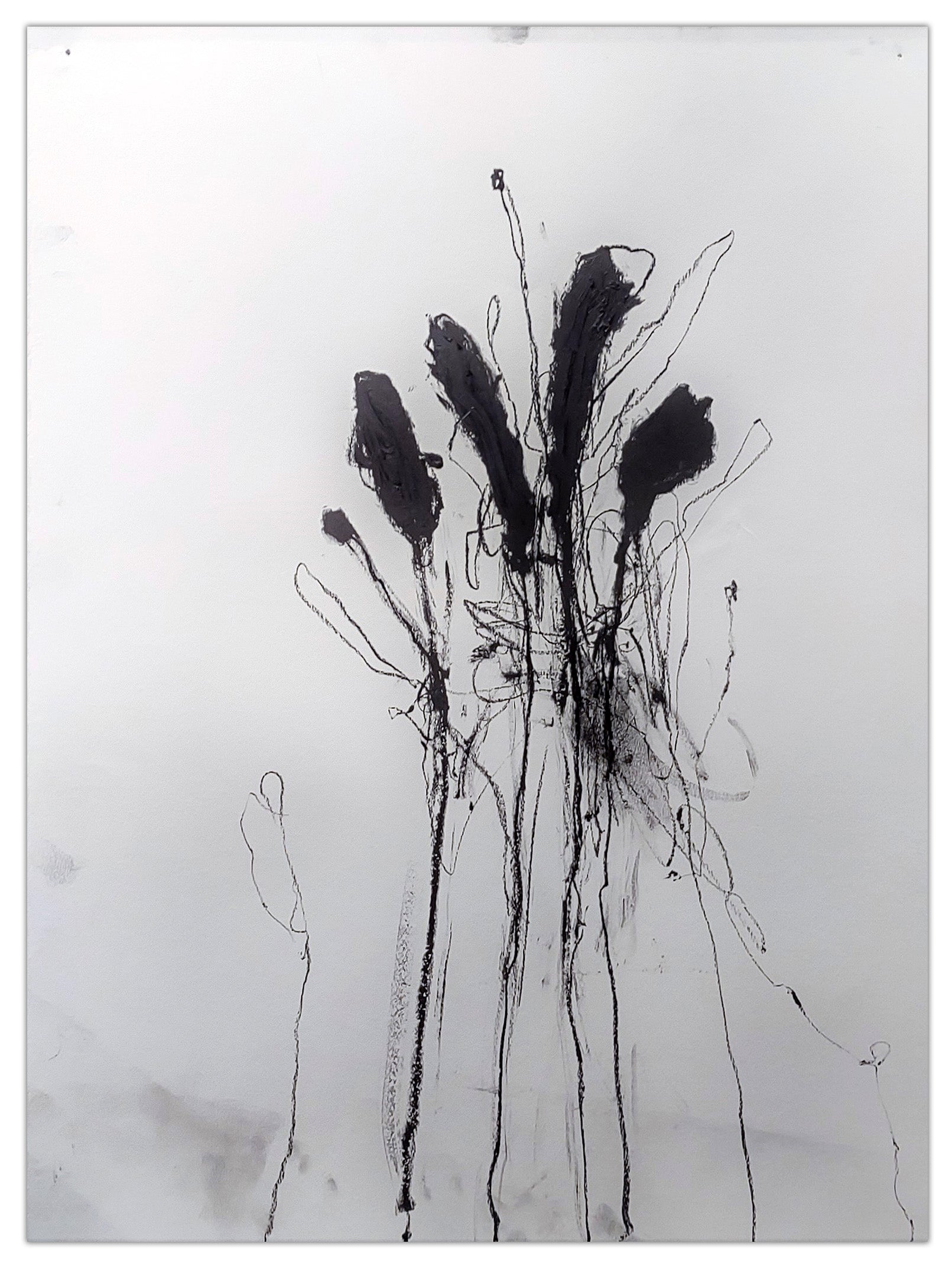 In the weeds ink bloom #4