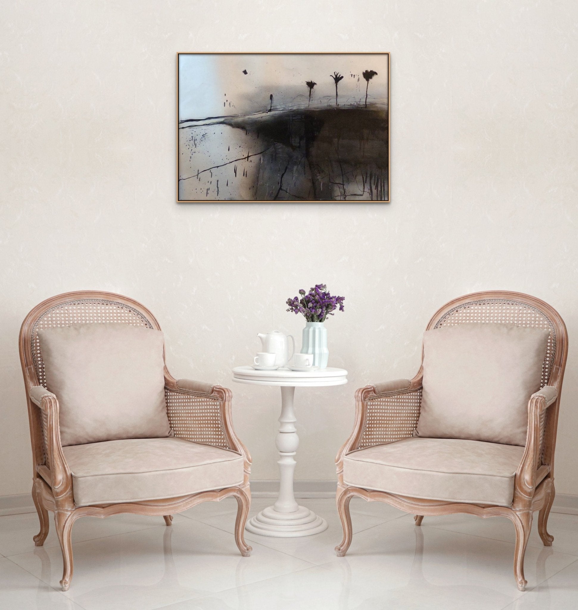 The Palms 9 - Robert Baribeau - Abstract Painting - Ideelart