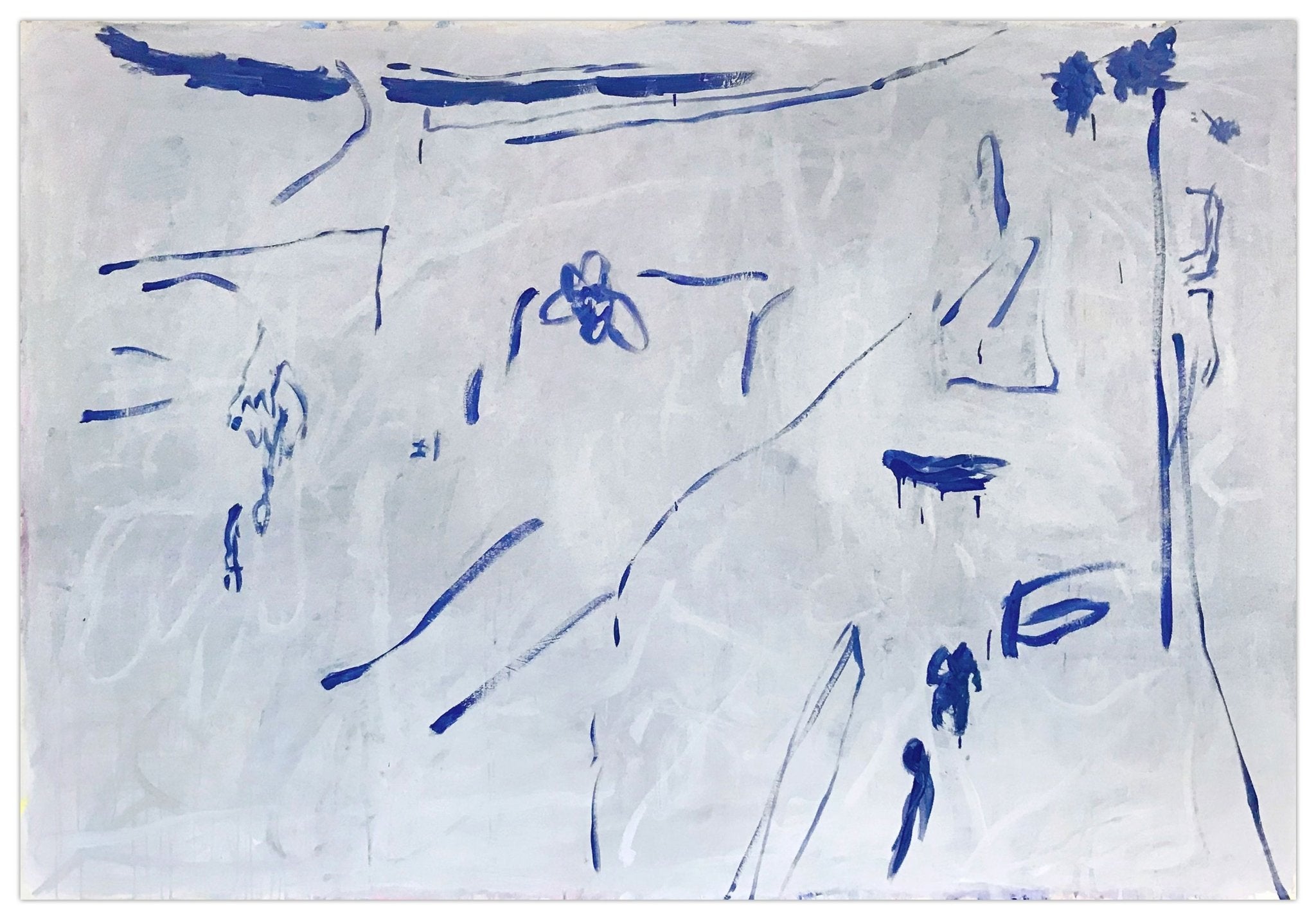 Lone Pine Milestone - Macha Poynder - Abstract Painting - Ideelart