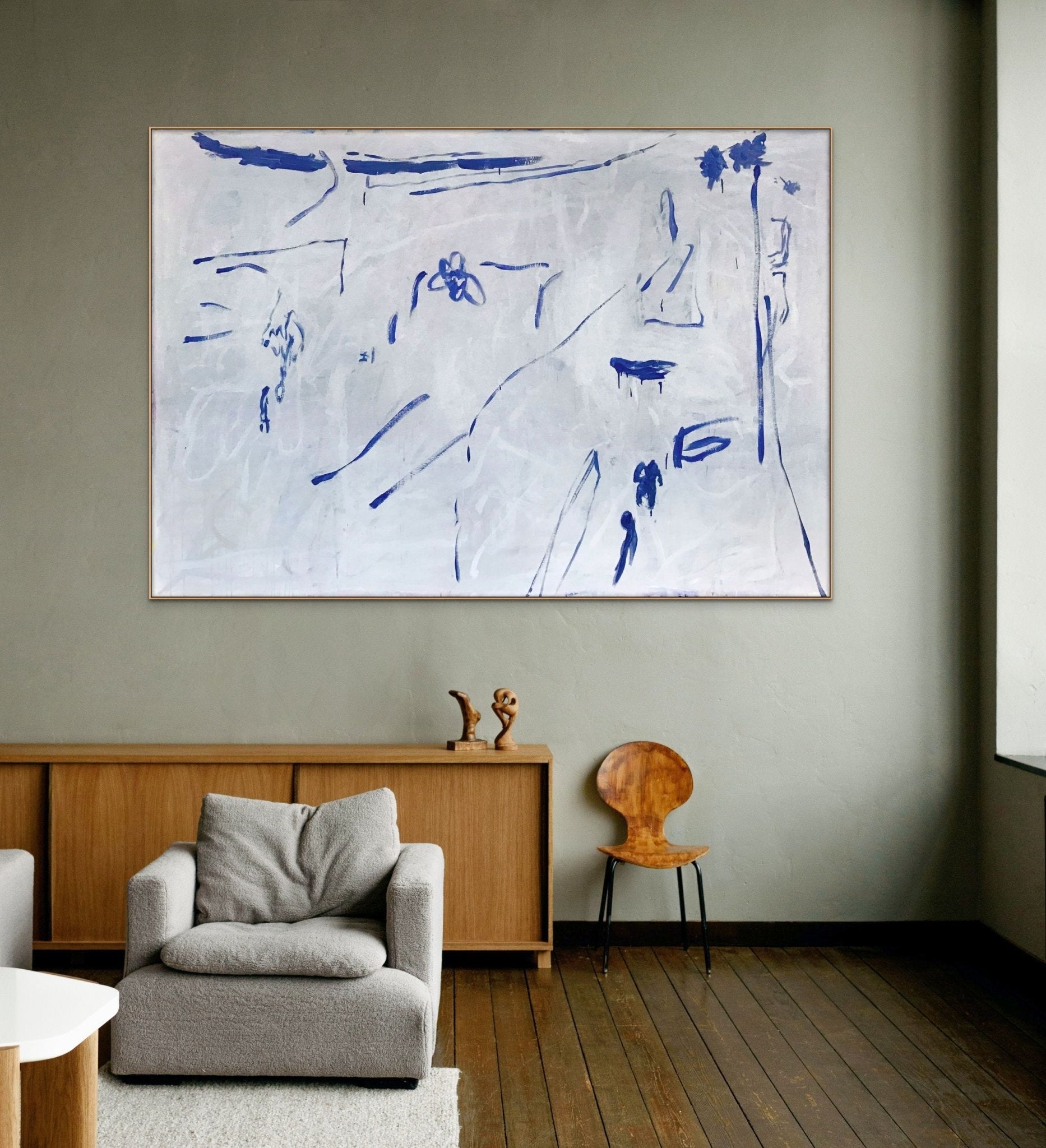 Lone Pine Milestone - Macha Poynder - Abstract Painting - Ideelart