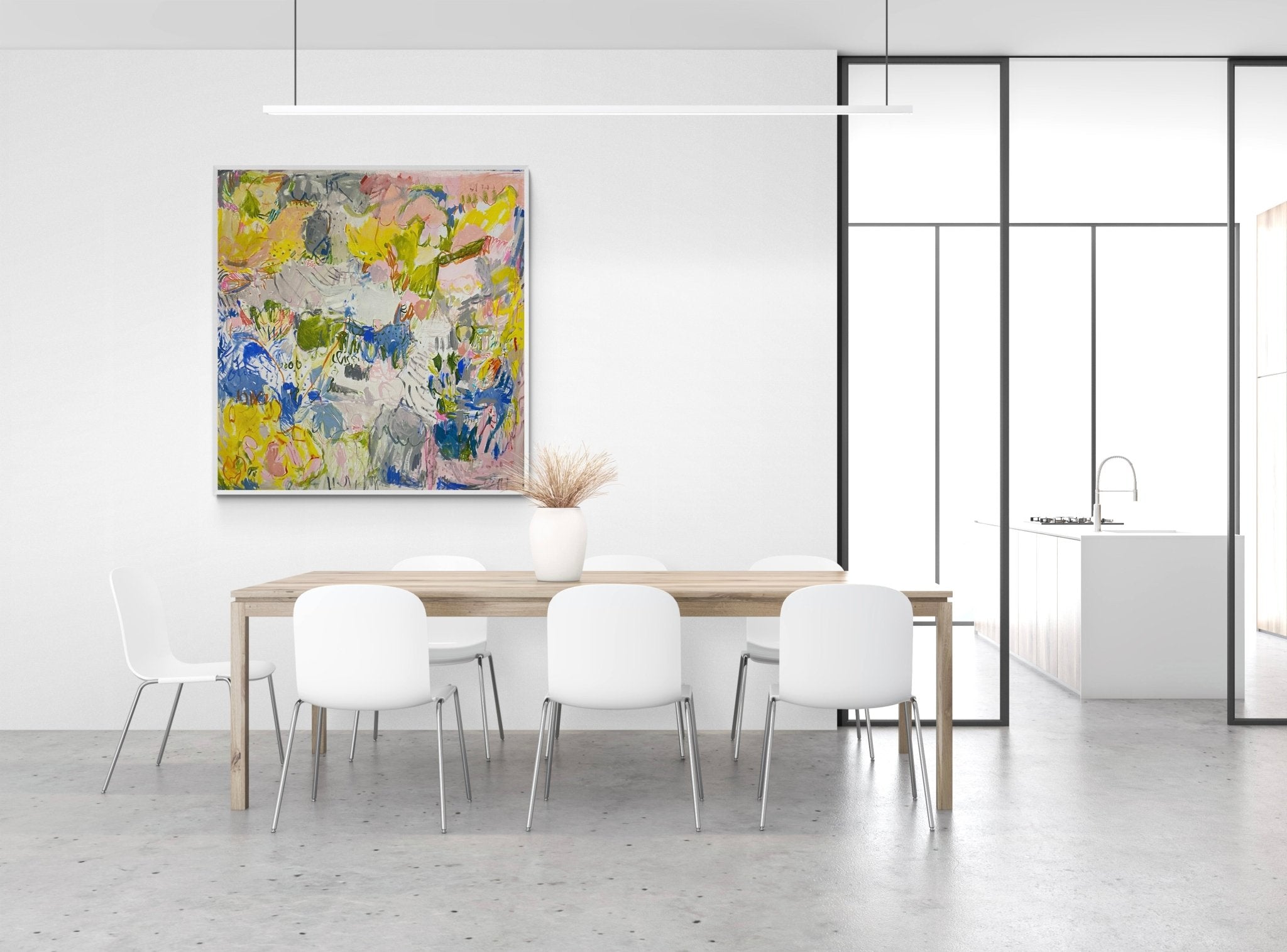 Summer Talk II - Petra Schott - Abstract Painting - Ideelart