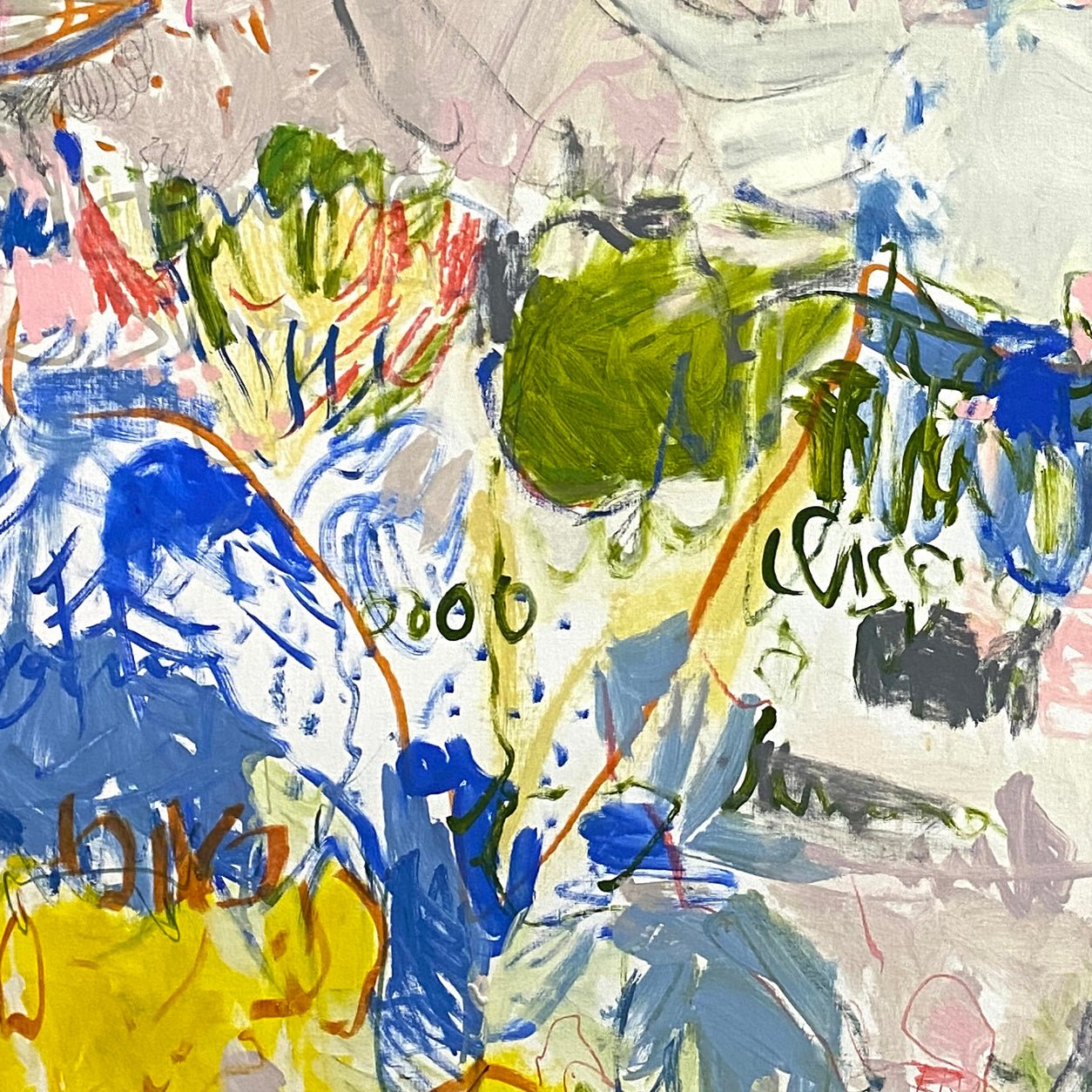 Summer Talk II - Petra Schott - Abstract Painting - Ideelart