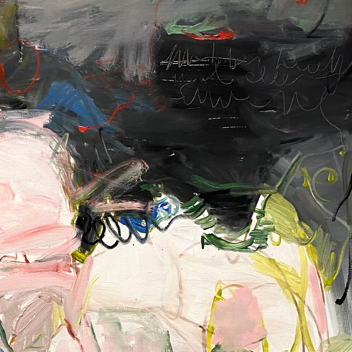 The Light and the Heavy - Petra Schott - Abstract Painting - Ideelart