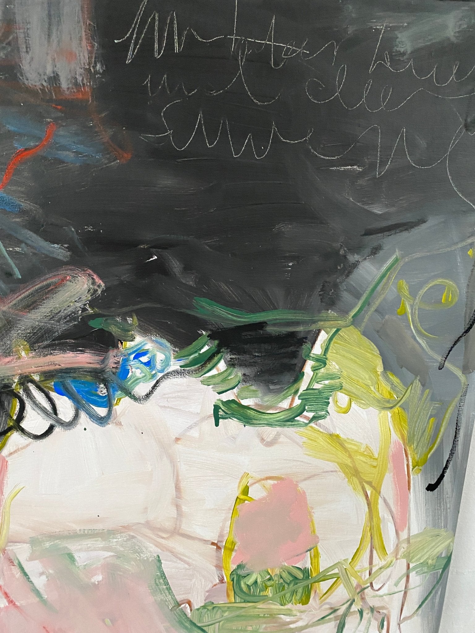 The Light and the Heavy - Petra Schott - Abstract Painting - Ideelart