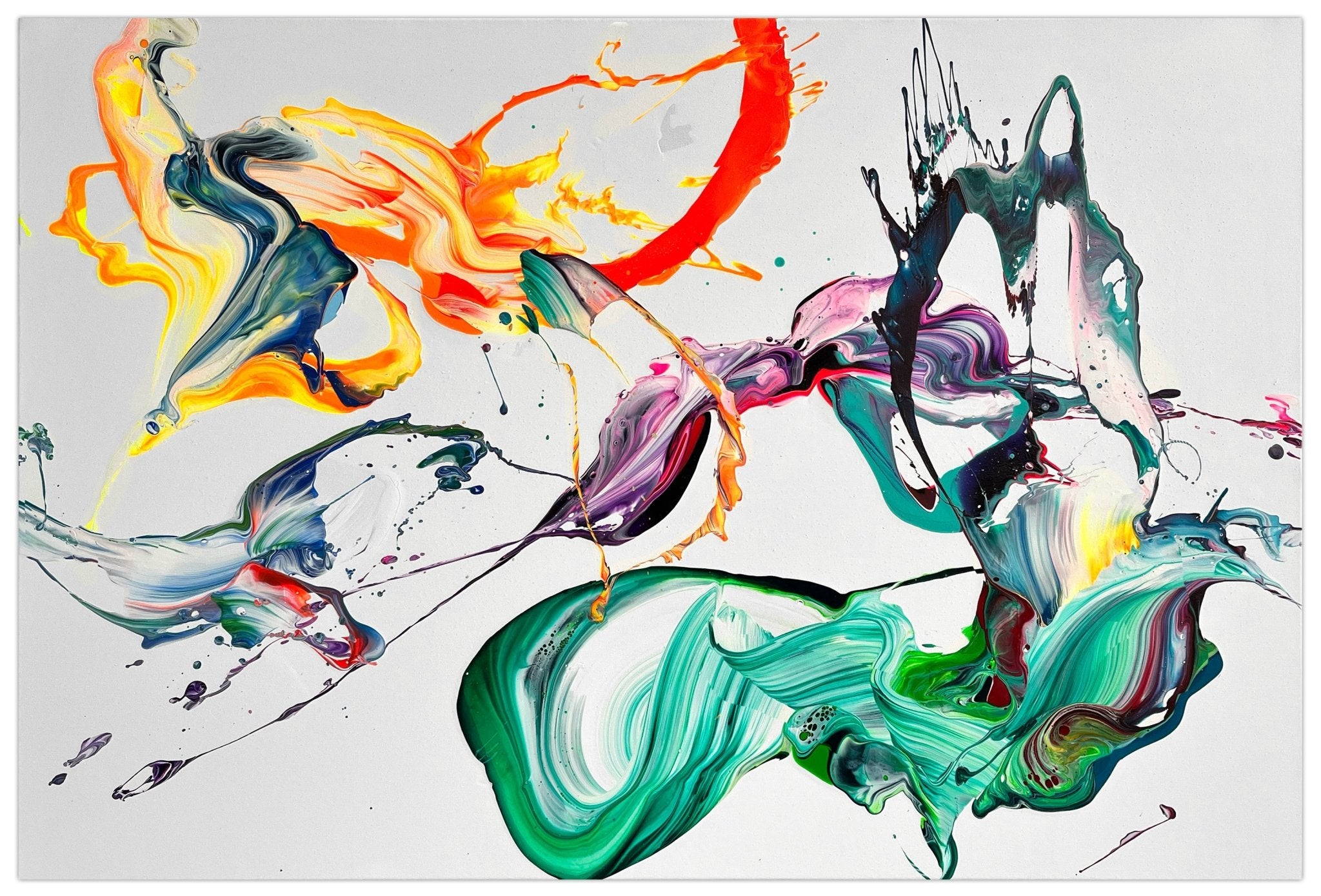 Am New Start - Nikolaos Schizas - Abstract Painting - Ideelart