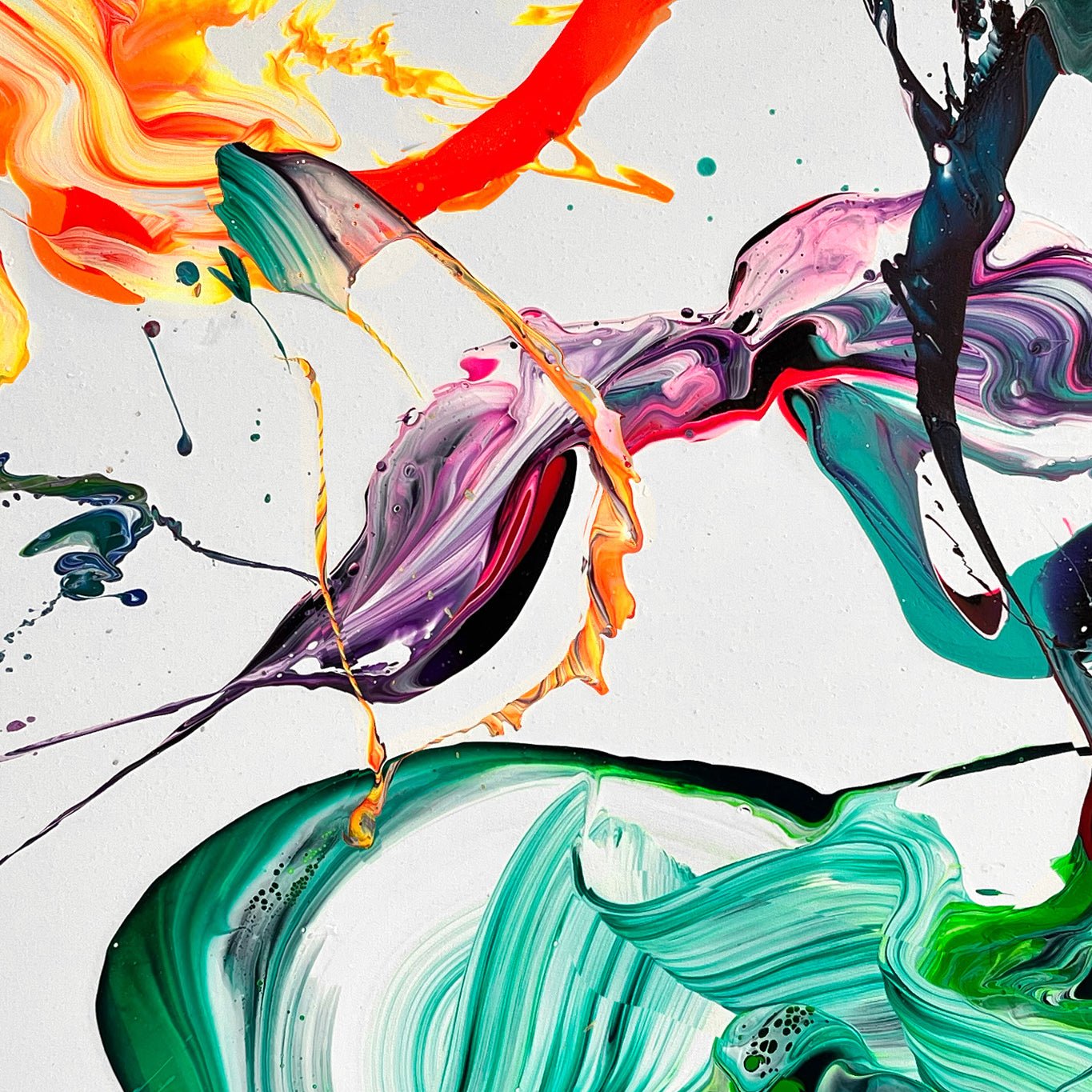 Am New Start - Nikolaos Schizas - Abstract Painting - Ideelart