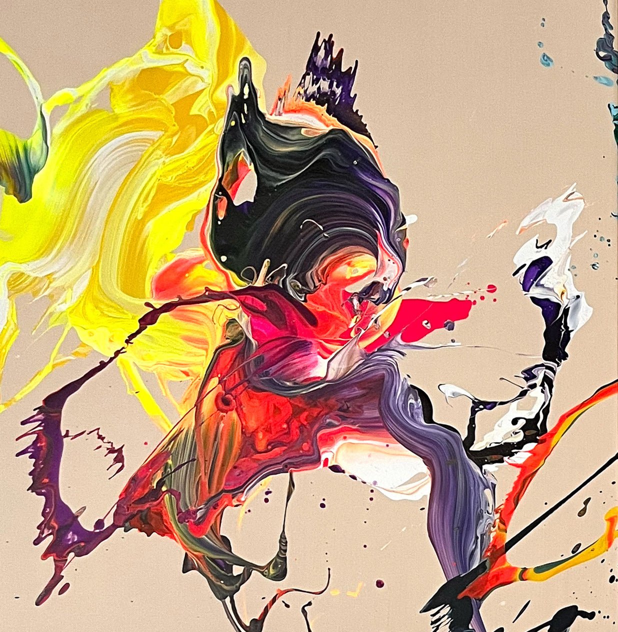 Elixirs (Triptych) - Nikolaos Schizas - Abstract Painting - Ideelart