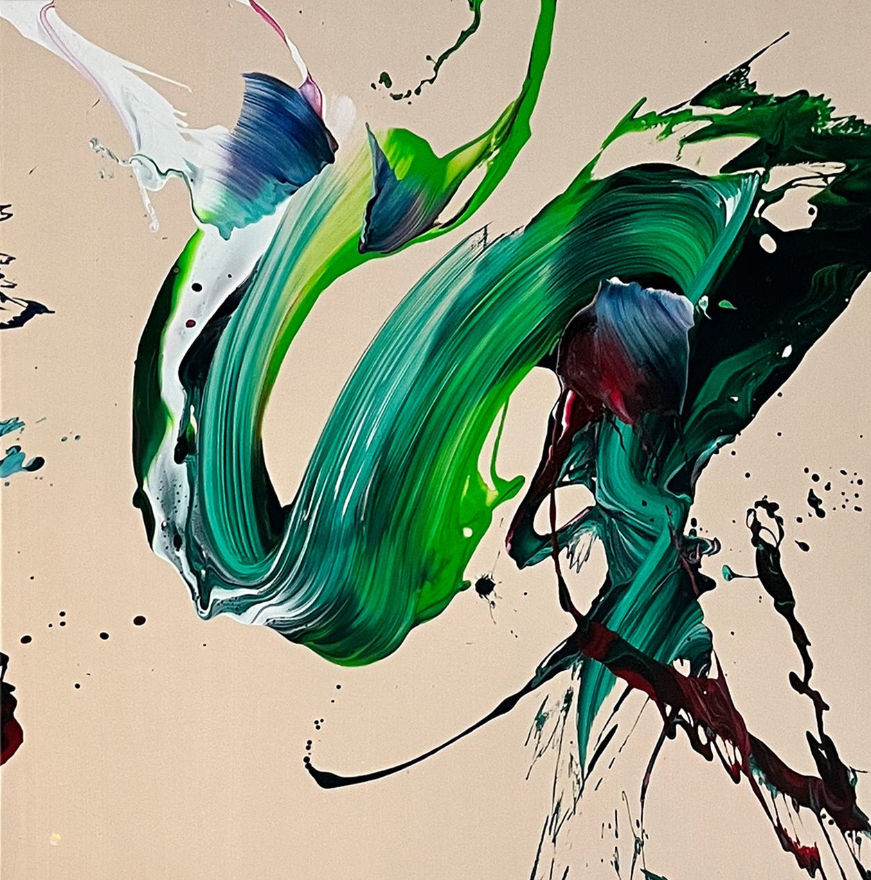 Elixirs (Triptych) - Nikolaos Schizas - Abstract Painting - Ideelart