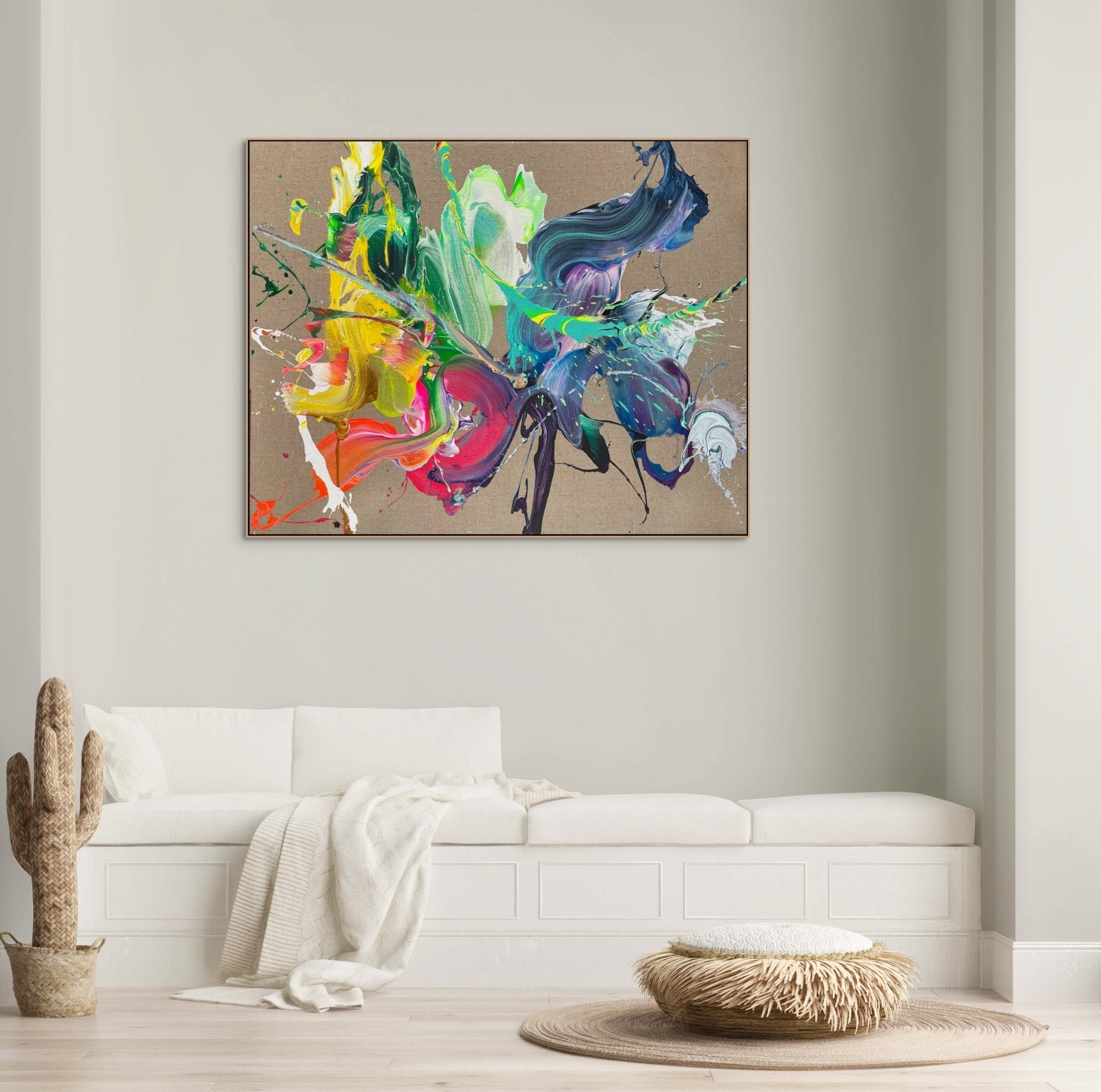 Lets Color - Nikolaos Schizas - Abstract Painting - Ideelart