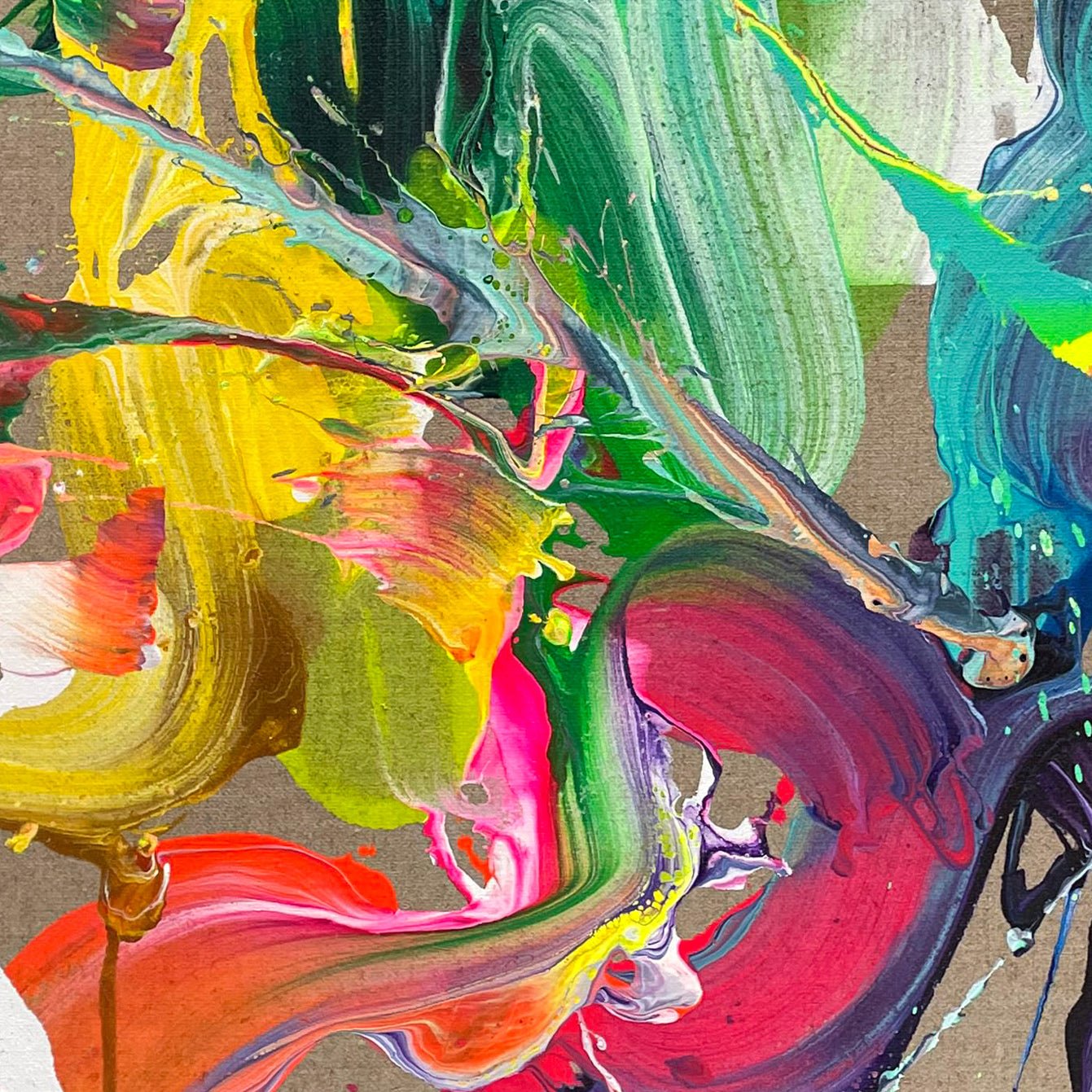 Lets Color - Nikolaos Schizas - Abstract Painting - Ideelart