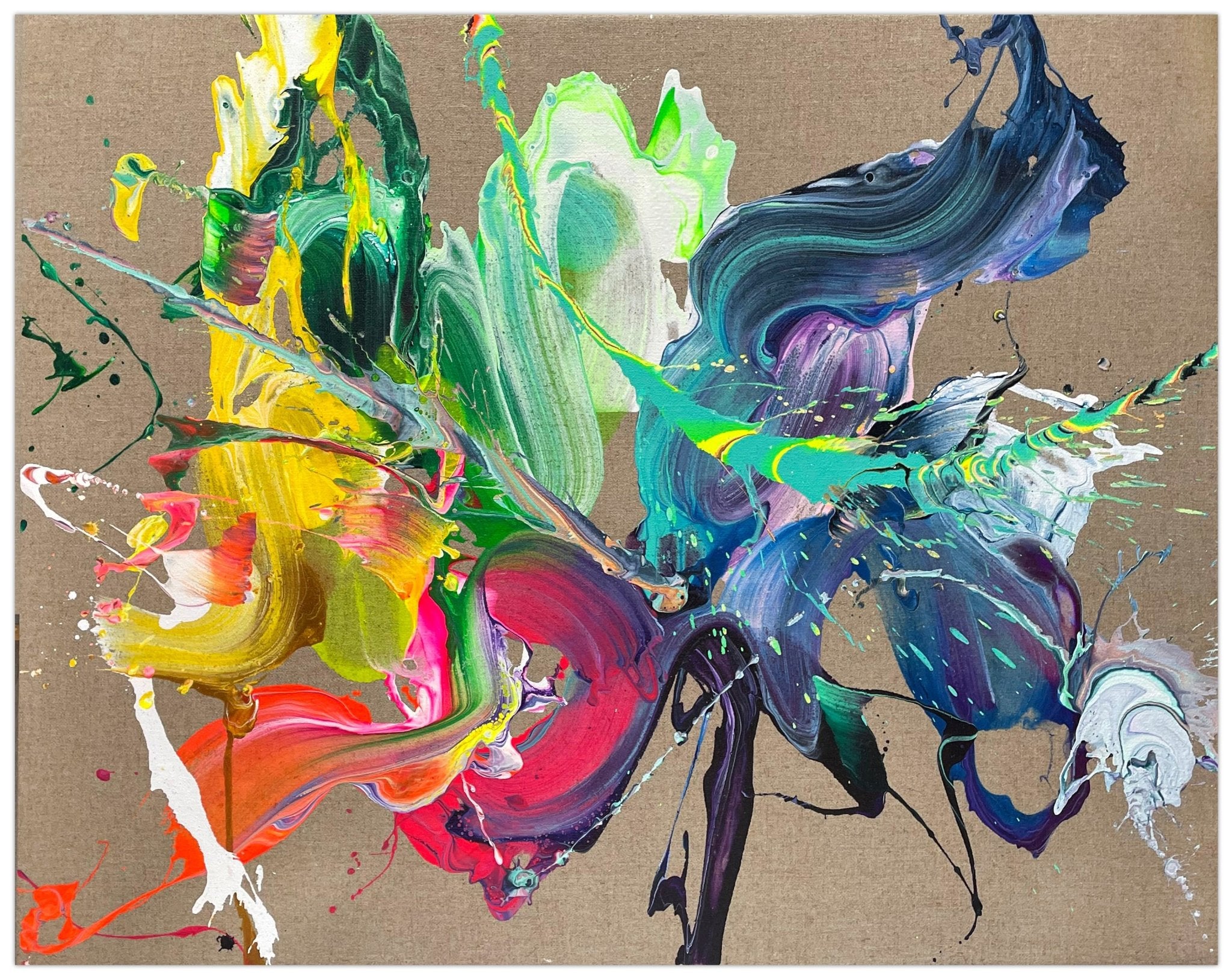 Lets Color - Nikolaos Schizas - Abstract Painting - Ideelart