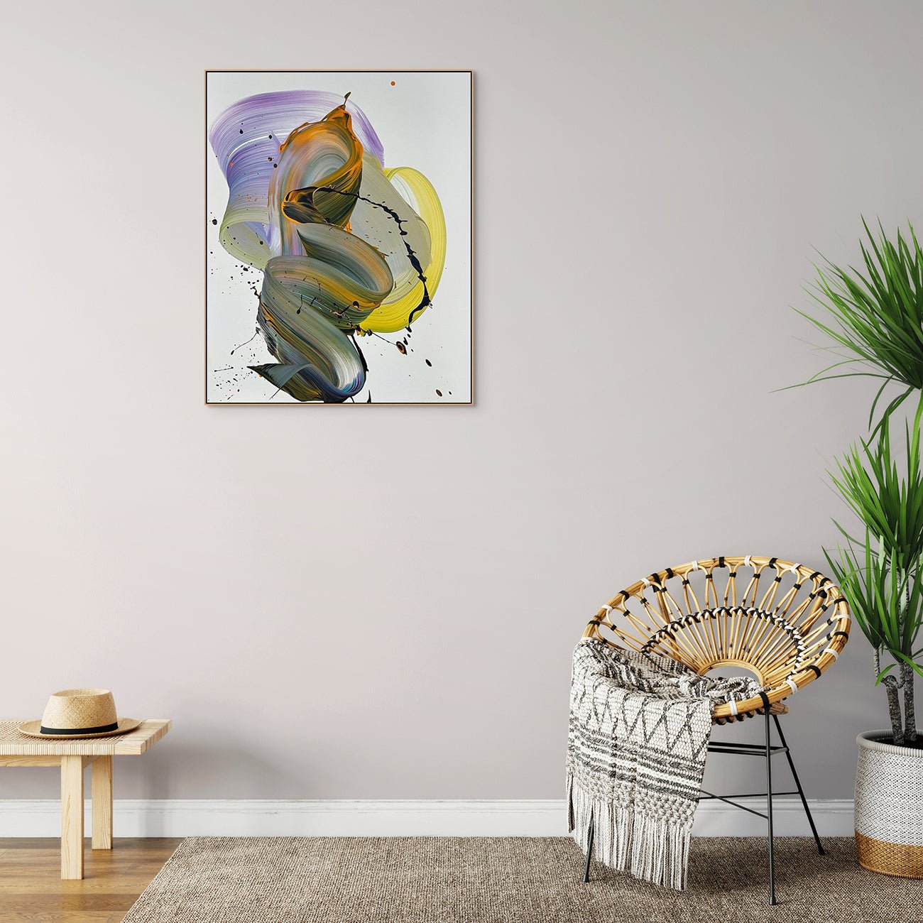 Dejavu II - Nikolaos Schizas - Abstract Painting - Ideelart