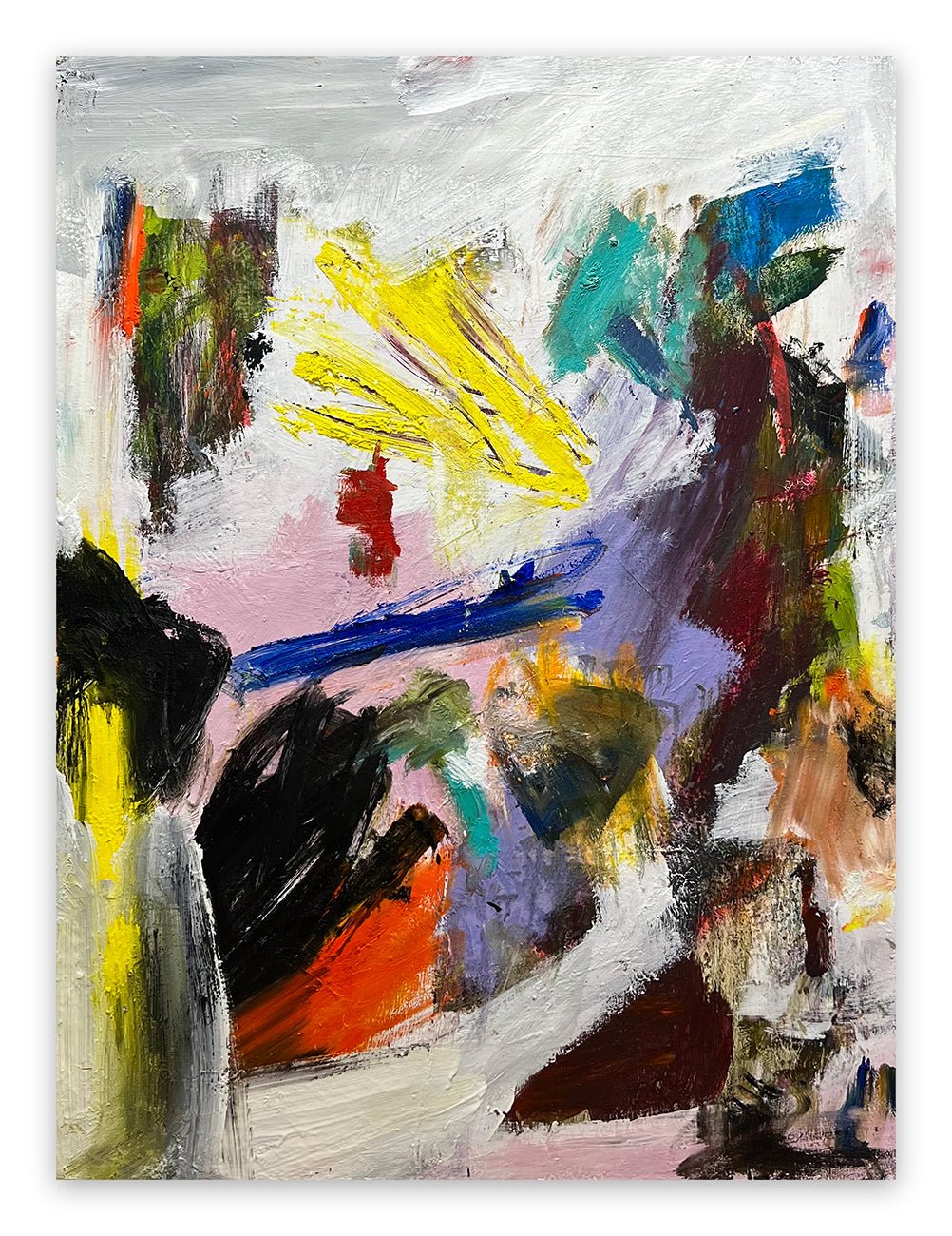 Clay Pigeons - Tommaso Fattovich - Abstract Painting - Ideelart