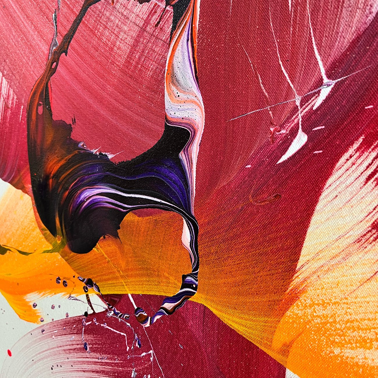 See You Blossom - Nikolaos Schizas - Abstract Painting - Ideelart