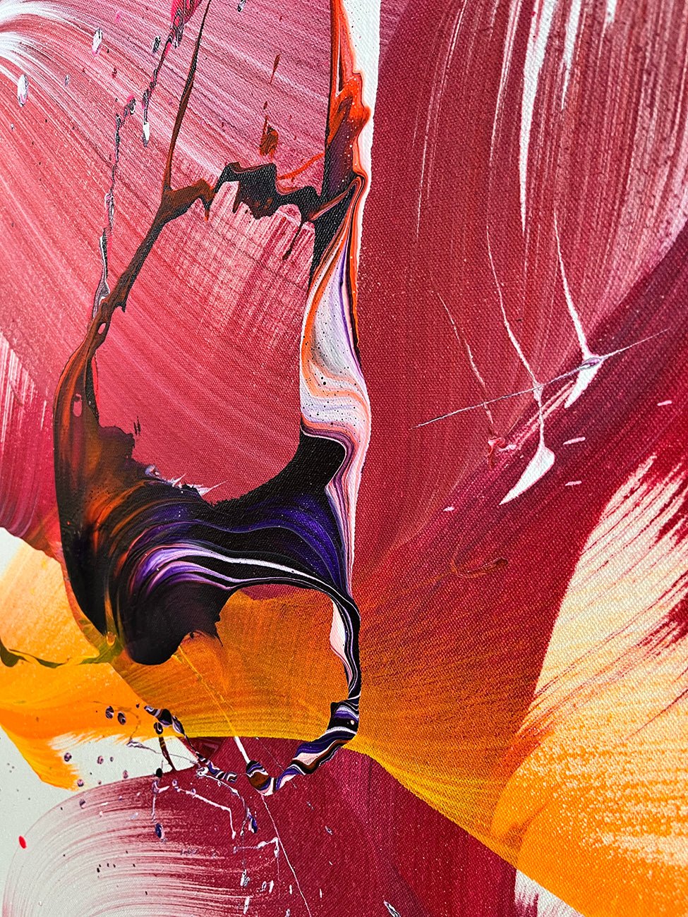 See You Blossom - Nikolaos Schizas - Abstract Painting - Ideelart