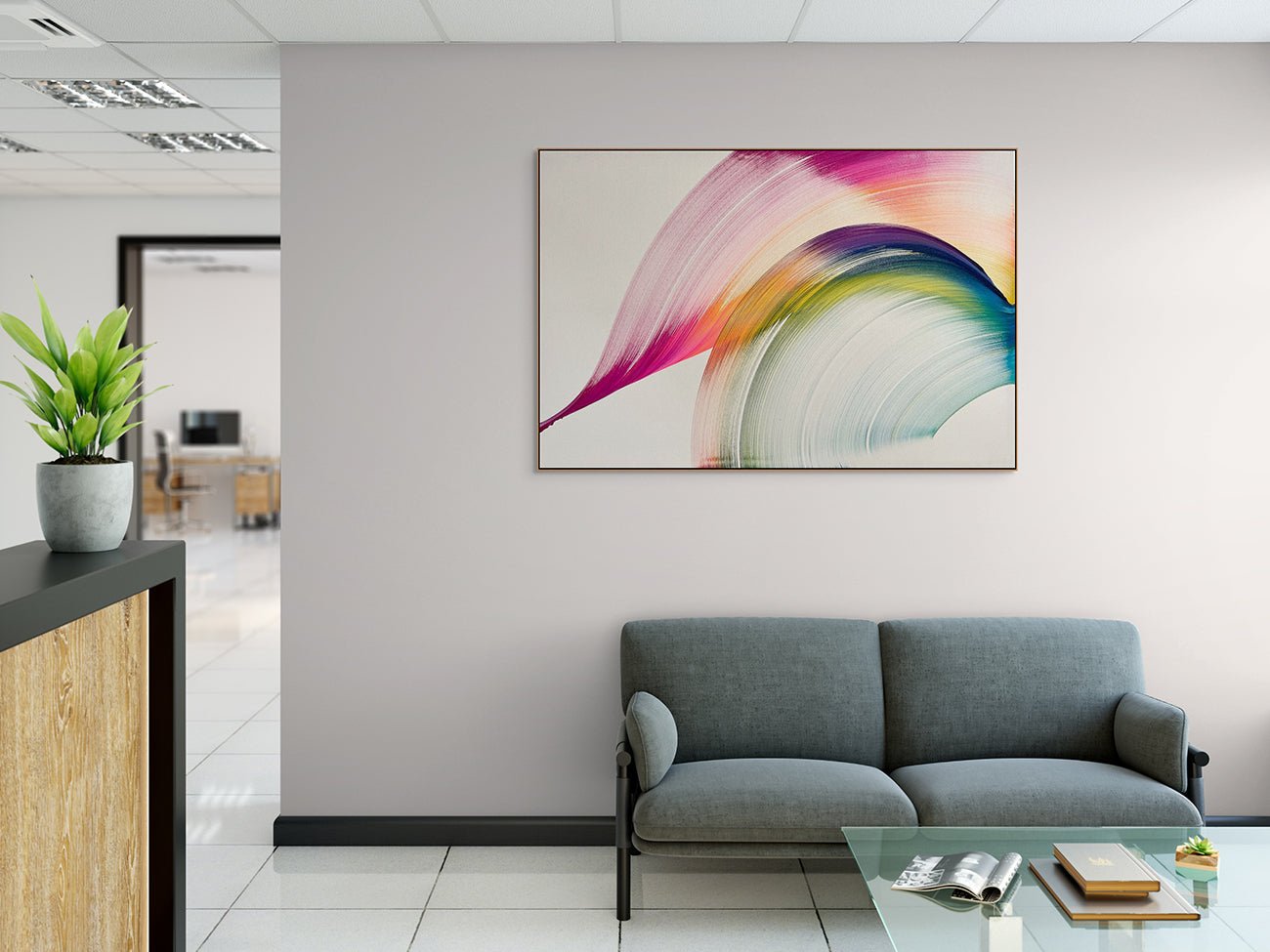 Eventually - Nikolaos Schizas - Abstract Painting - Ideelart