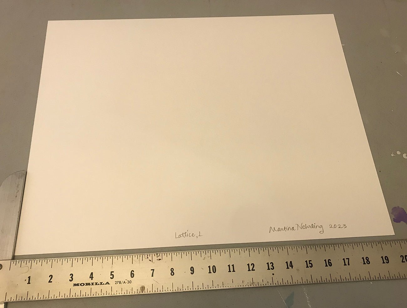 Lattice 1 - Martina Nehrling - Abstract Painting - Ideelart