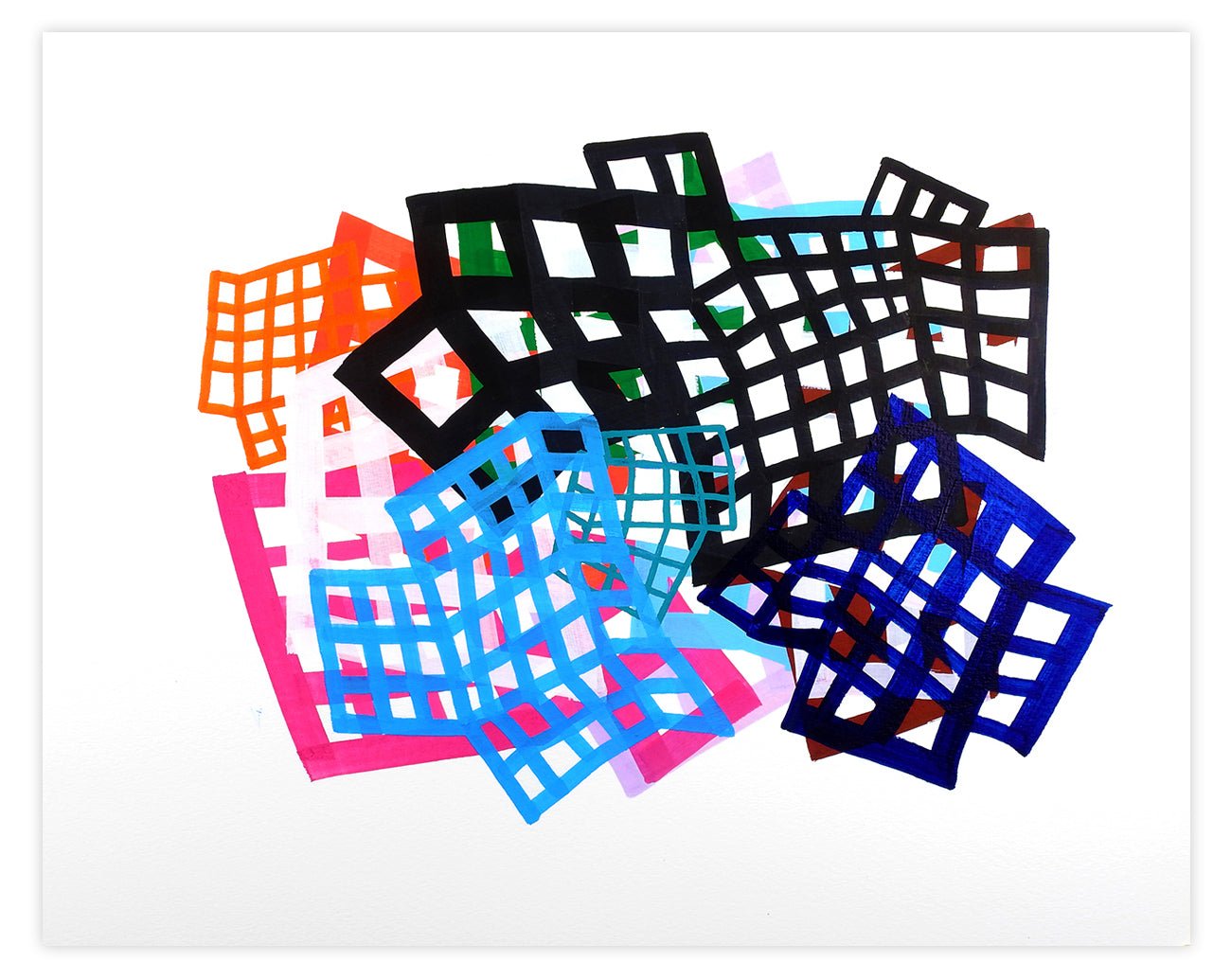 Lattice 5 - Martina Nehrling - Abstract Painting - Ideelart