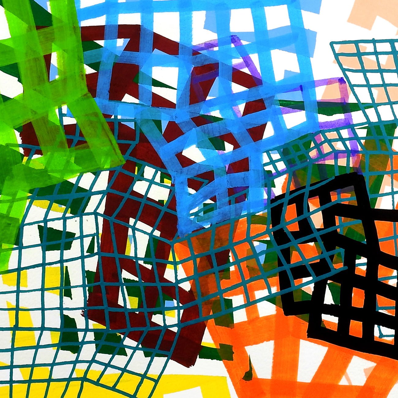 Lattice 7 - Martina Nehrling - Abstract Painting - Ideelart