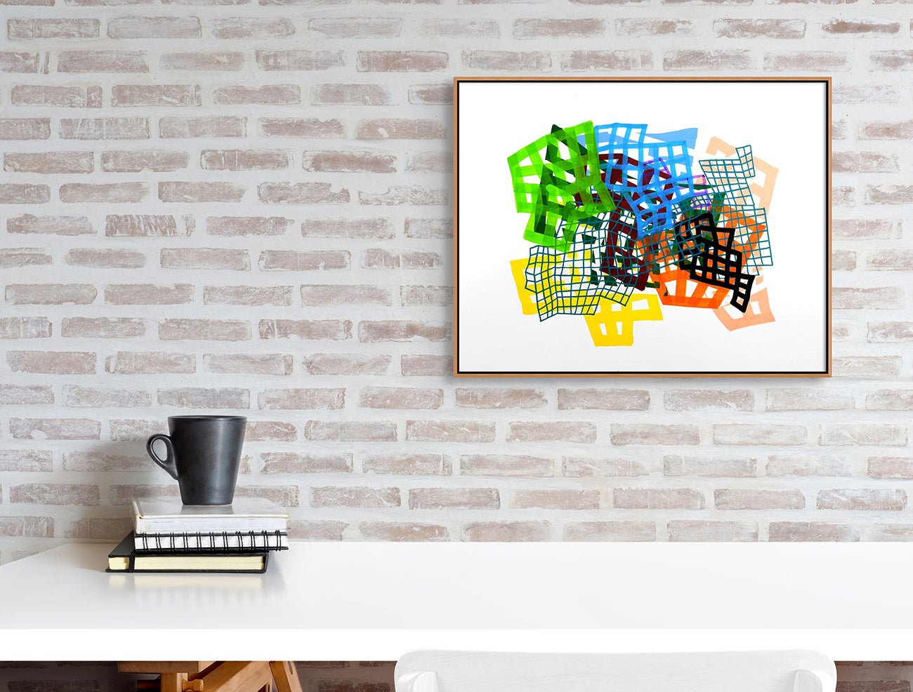 Lattice 7 - Martina Nehrling - Abstract Painting - Ideelart