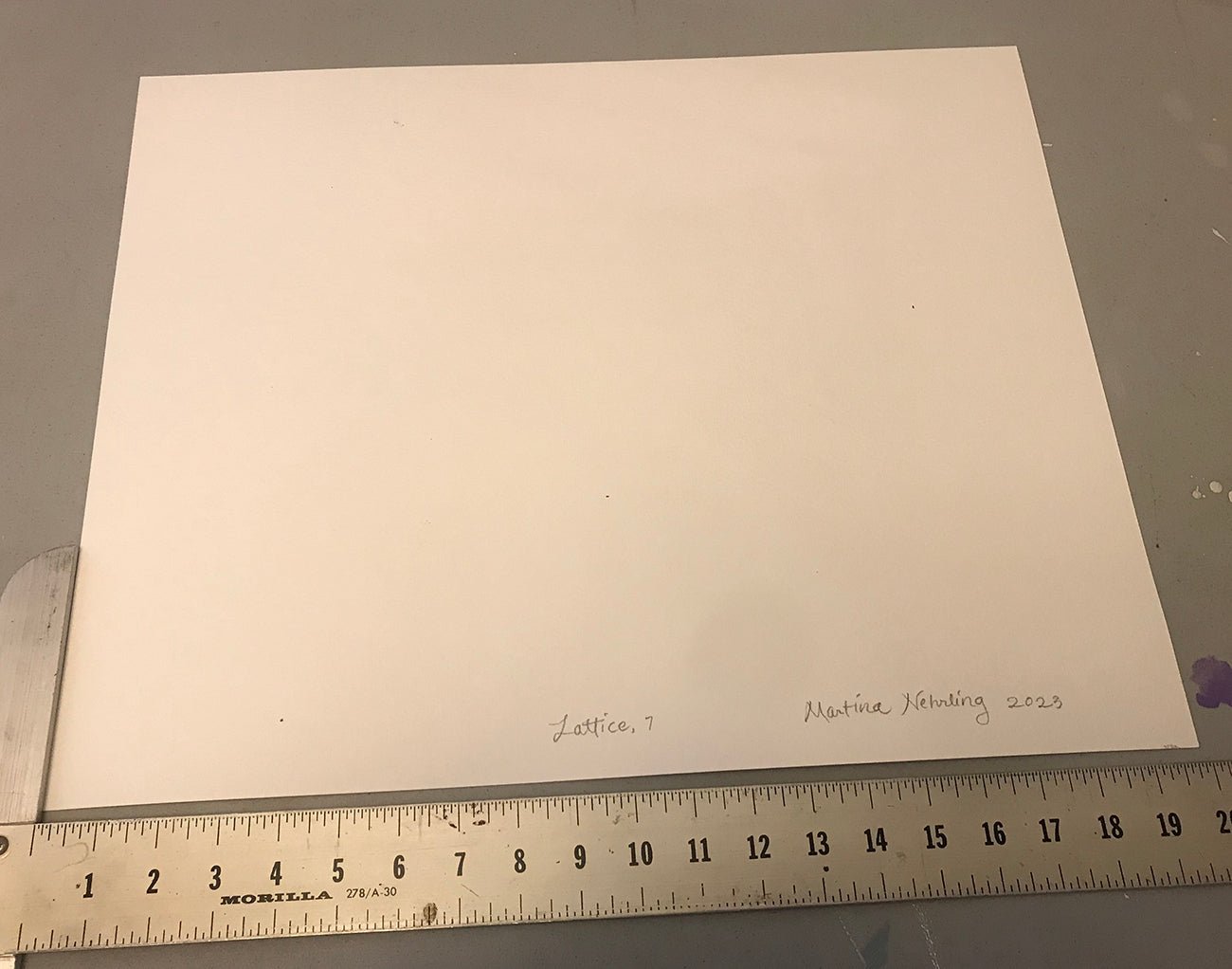 Lattice 7 - Martina Nehrling - Abstract Painting - Ideelart