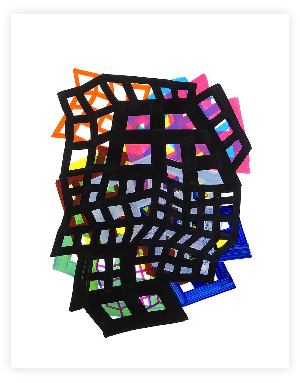 Lattice 8 - Martina Nehrling - Abstract Painting - Ideelart