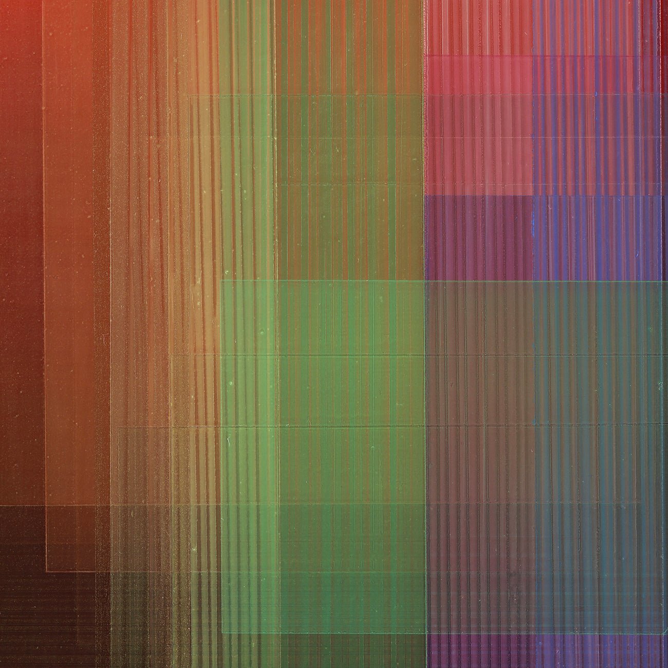 Migrant (Bordeaux - Green - Gold) - Bernadette Jiyong Frank - Abstract Painting - Ideelart