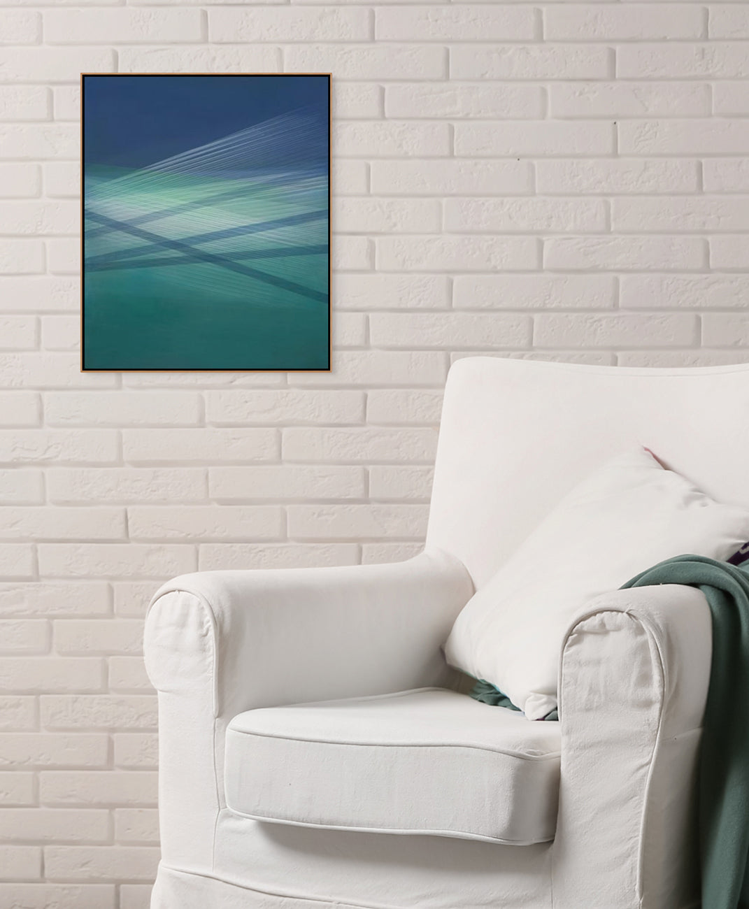 Seascape (Indigo-Turquoise Green)