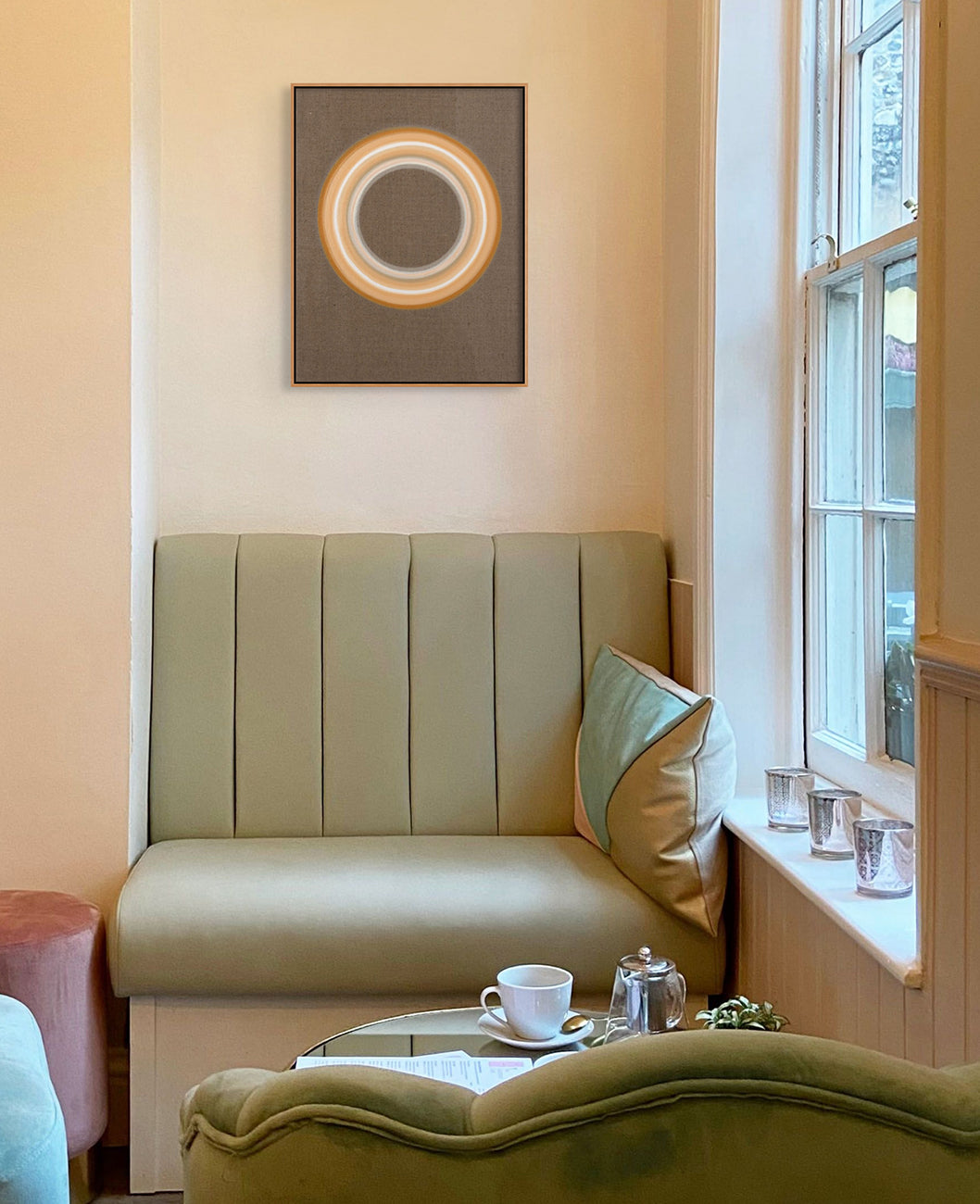 Con Leche - Matthew Langley - Abstract Painting - Ideelart