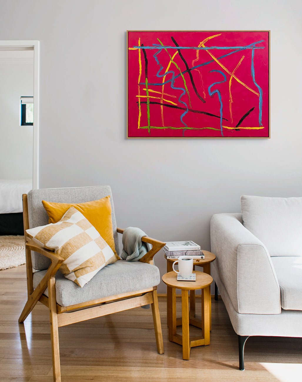 Burnt Offerings - Dana Gordon - Abstract Painting - Ideelart