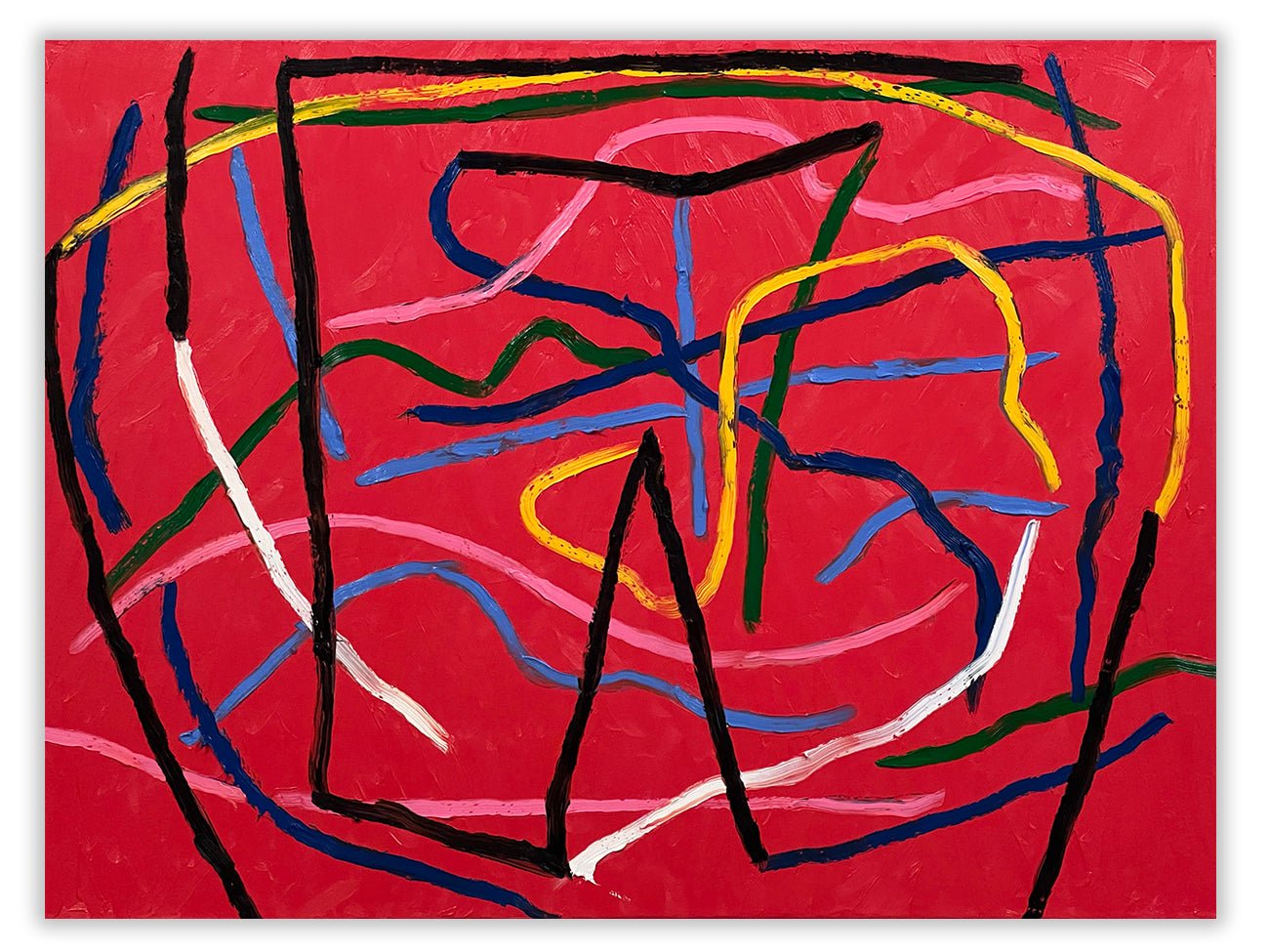 Manouche Riff - Dana Gordon - Abstract Painting - Ideelart