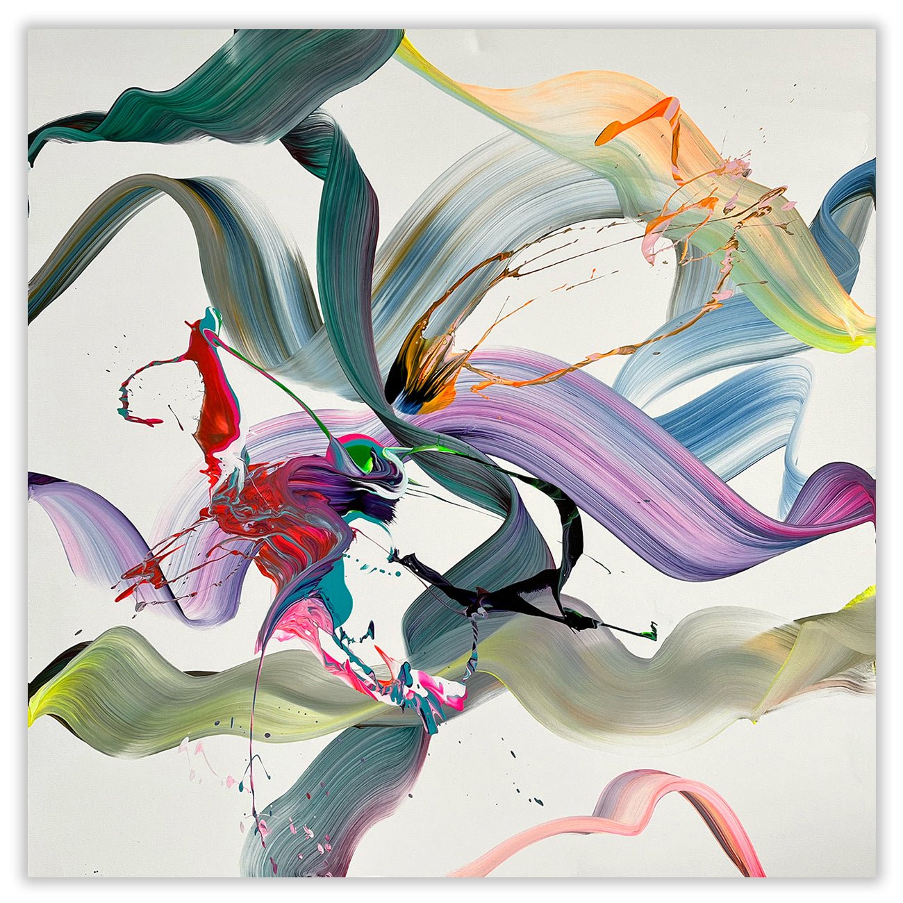 Surreal Paths - Nikolaos Schizas - Abstract Painting - Ideelart