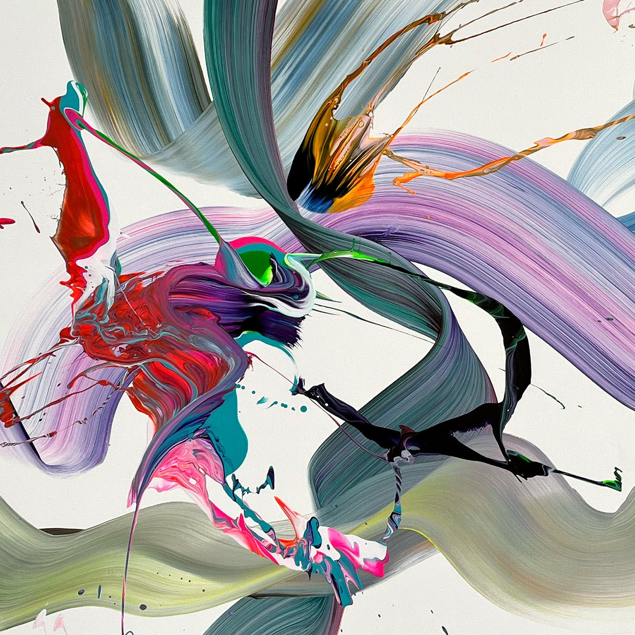 Surreal Paths - Nikolaos Schizas - Abstract Painting - Ideelart