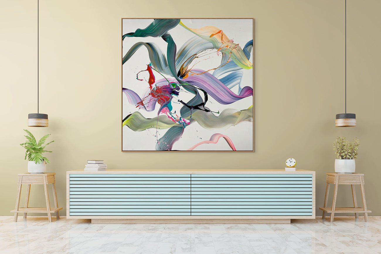 Surreal Paths - Nikolaos Schizas - Abstract Painting - Ideelart